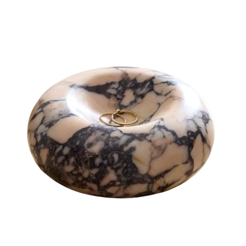 West Elm, Marble Donut Trinket Tray