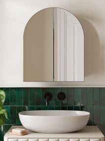 Zia Arched Mirror Wall Cabinet