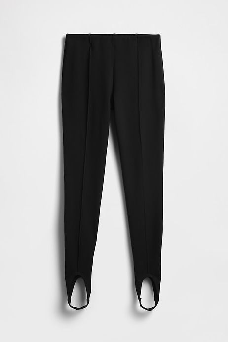 High Rise Double Knit Stirrup Pants