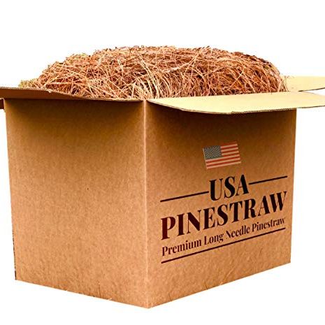 Usa Pine Straw - Premium Pine Needle Mulch (pine Needle Mulch - Covers 100 Sqft 1 Set)