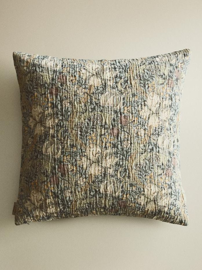 Zara Home, Morris &amp;amp; Co. Leaves Cushion Cover