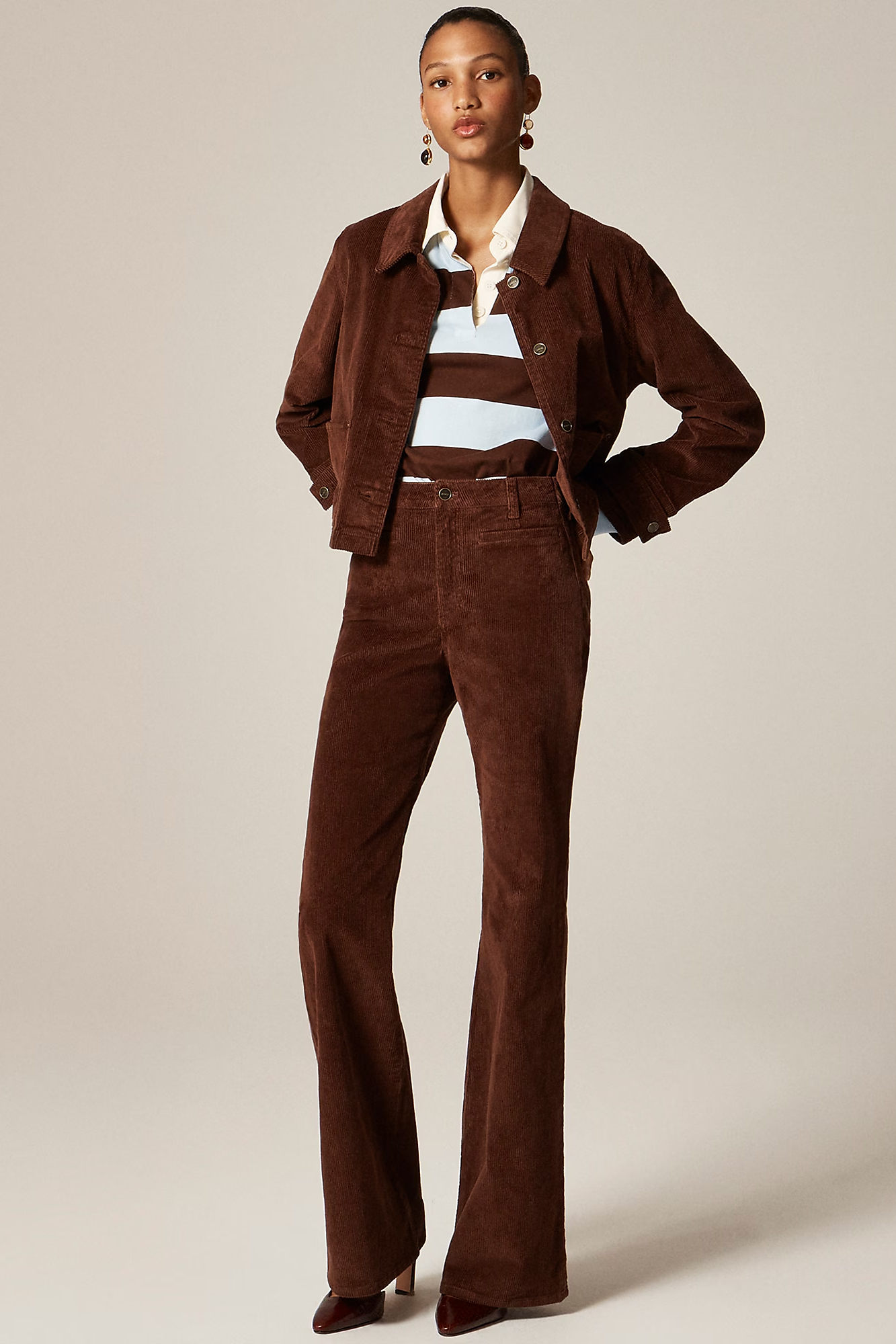 J.Crew, Vintage Flare Pant in Corduroy