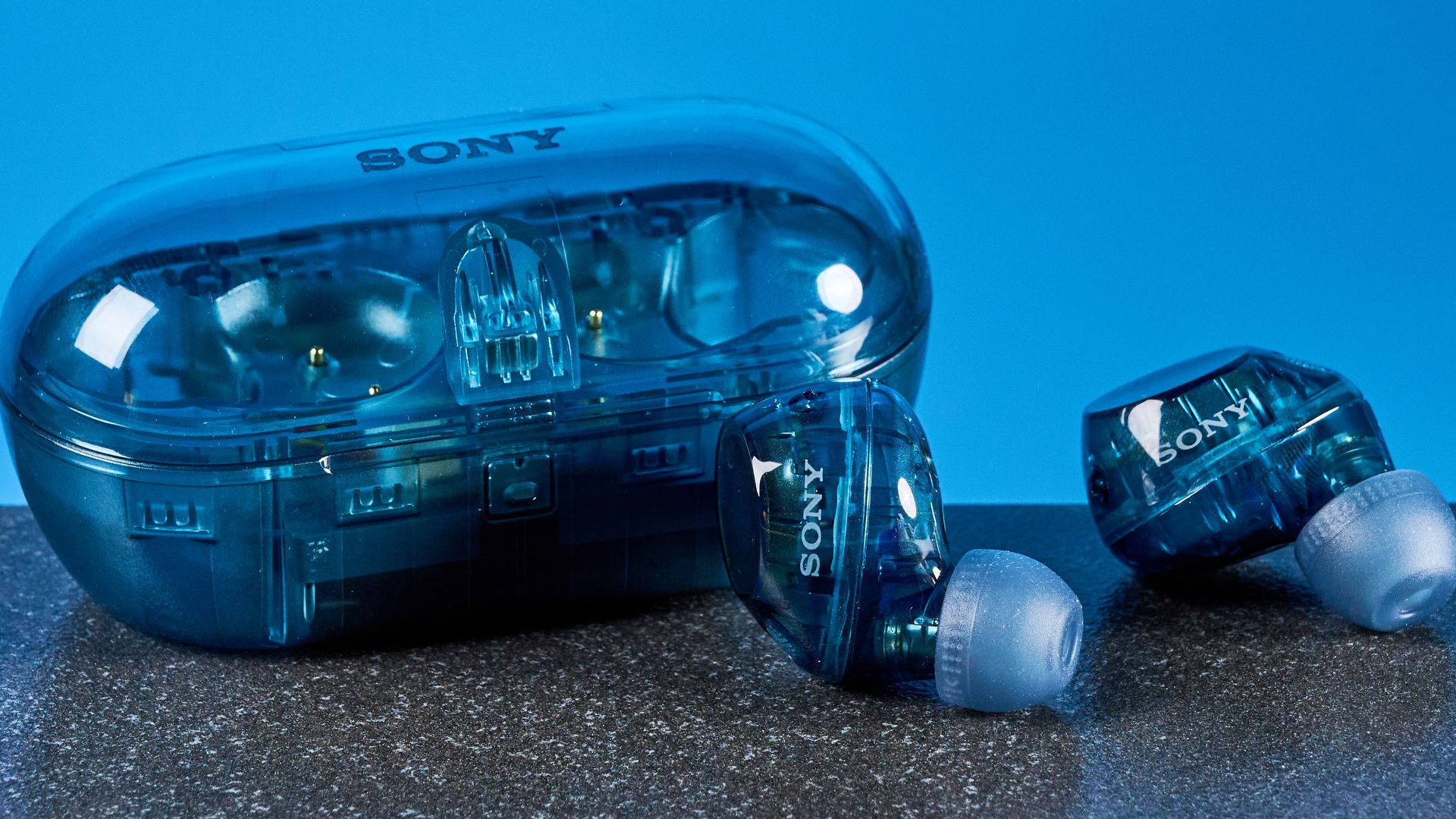 B*.様 SONY WF-C710N Sony WF-C710N/L Truly Wireless Noise-Canceling Earbuds Glass