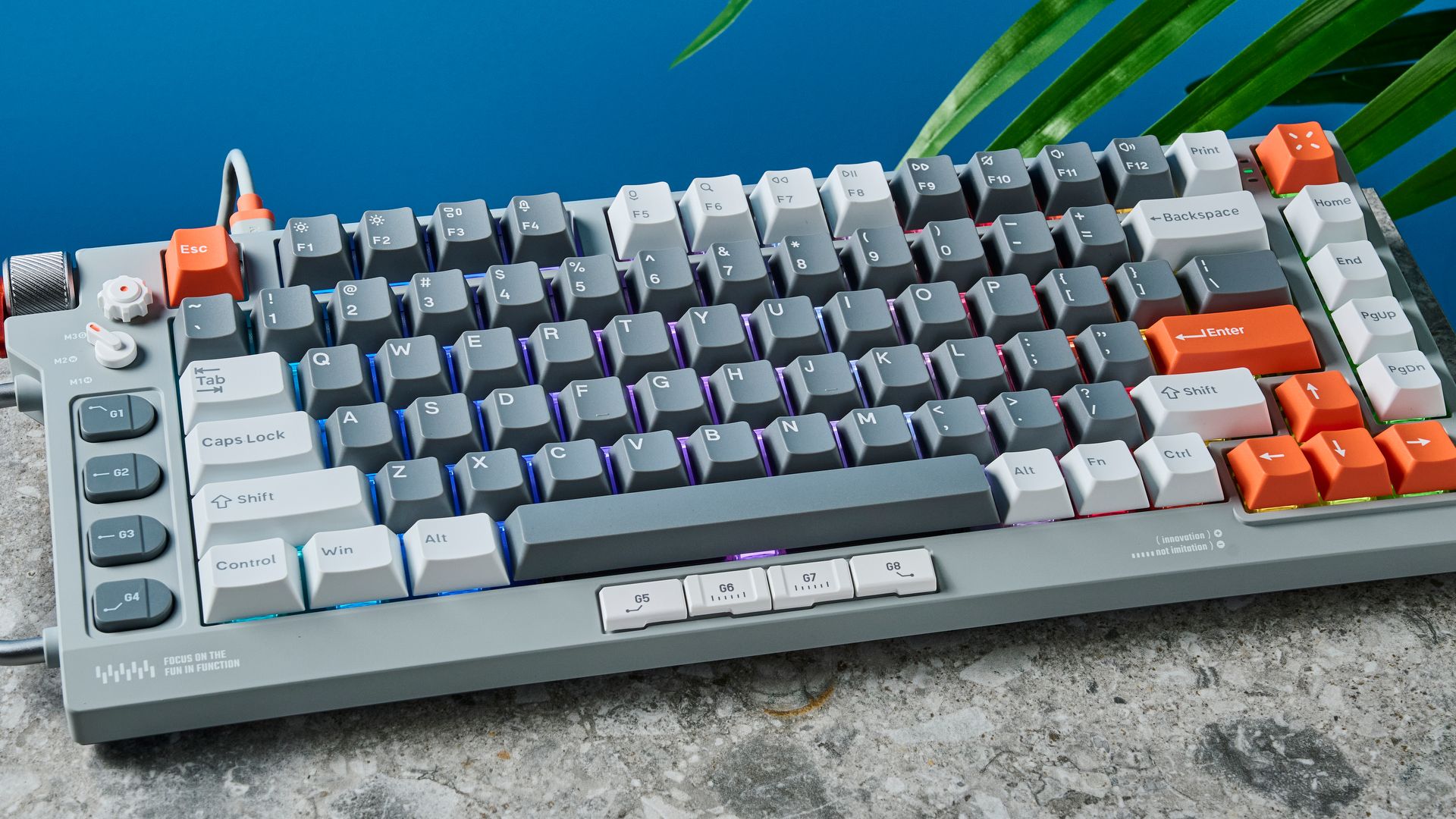 nuphy field75 HE +リストレスト Twotone Wrist Rest for Field75 HE – NuPhy