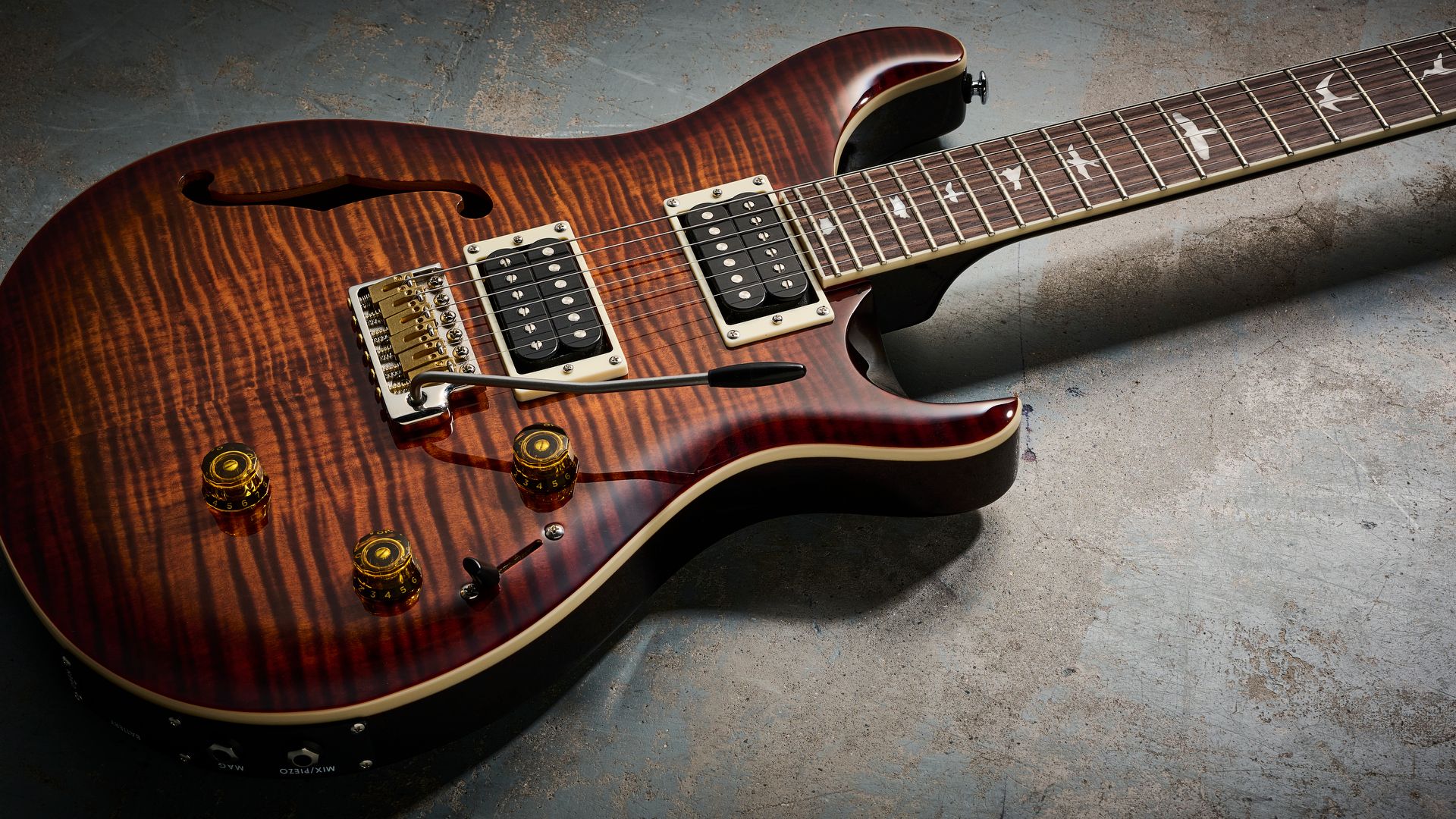 ギター PRS Custom 24 Semi-Hollow PRS SE Custom 24 Semi-Hollow Piezo Electric Guitar | Music