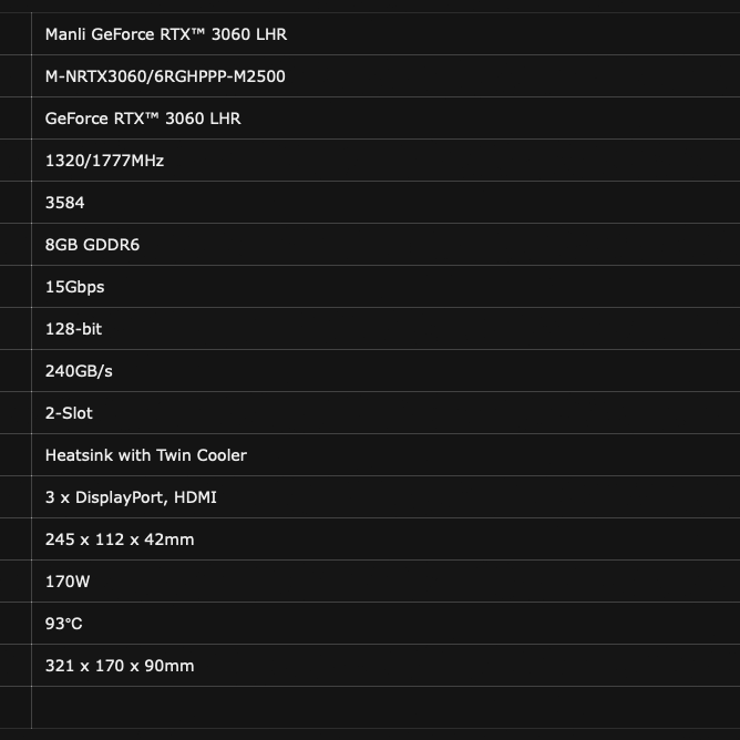 Nvidia GeForce RTX 3060 8GB With 128-Bit Memory Bus Appears