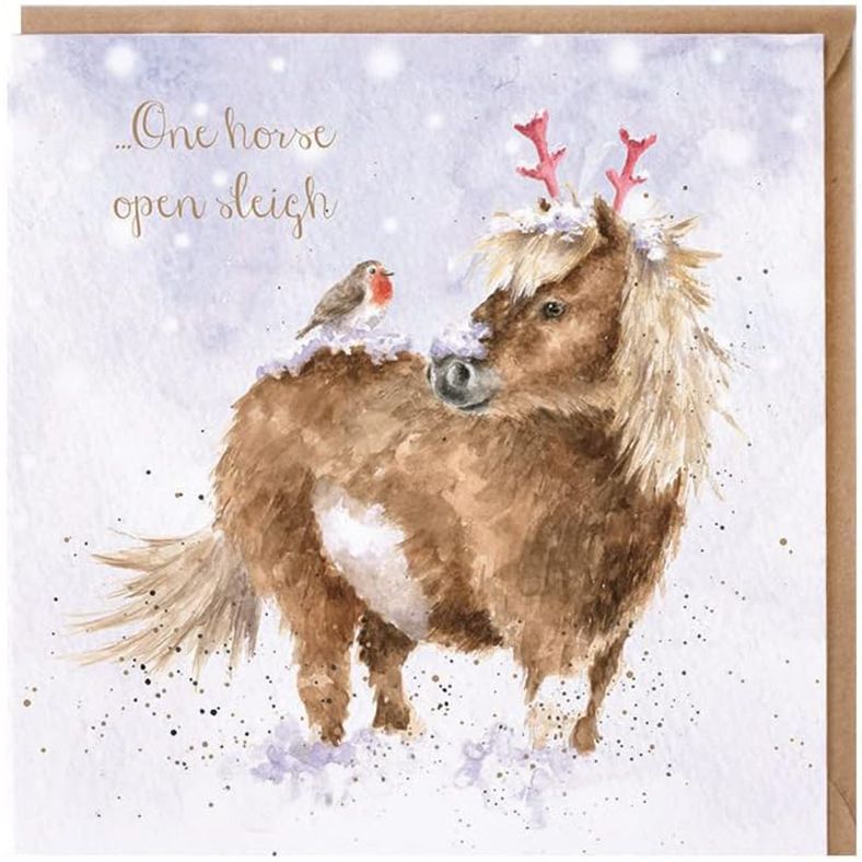 Wrendale Pony Christmas card