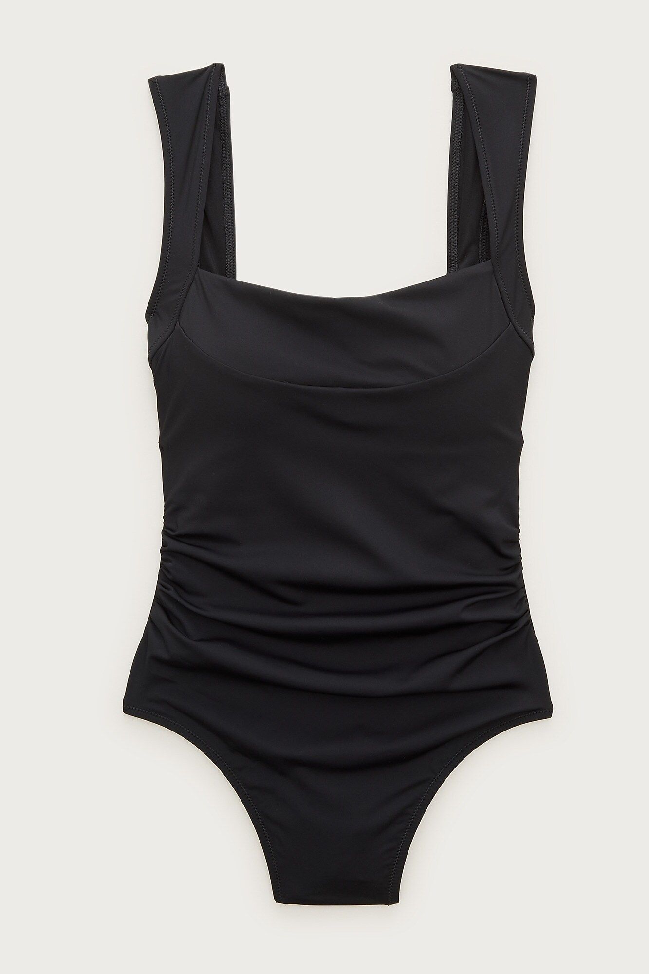 J.Crew, Nia Ruched Squareneck One-Piece