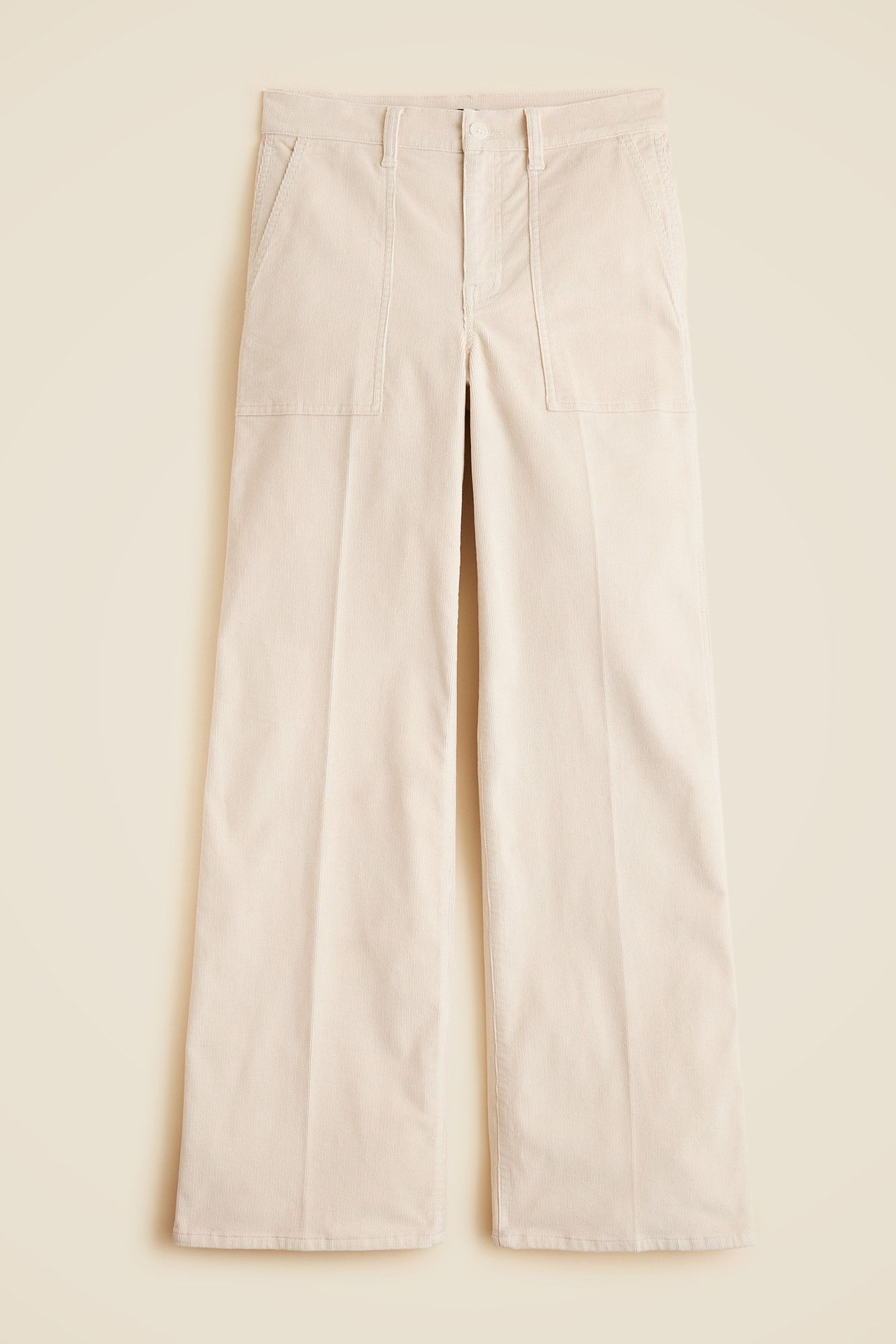 Camp-Pocket Wide-Leg Pant in Stretch Corduroy