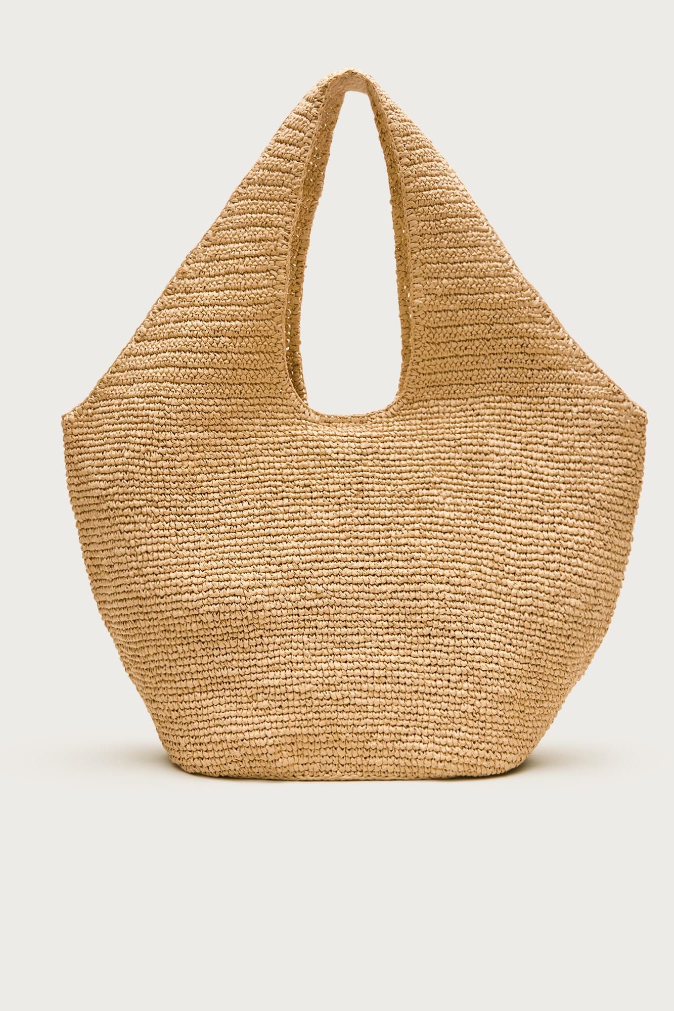 Large Handknotted Straw Tote