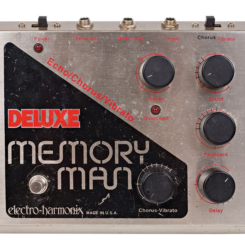 【美品】electro-harmonix DELUXE MEMORY MAN Electro-Harmonix Deluxe Memory Man with Tap Tempo - What To
