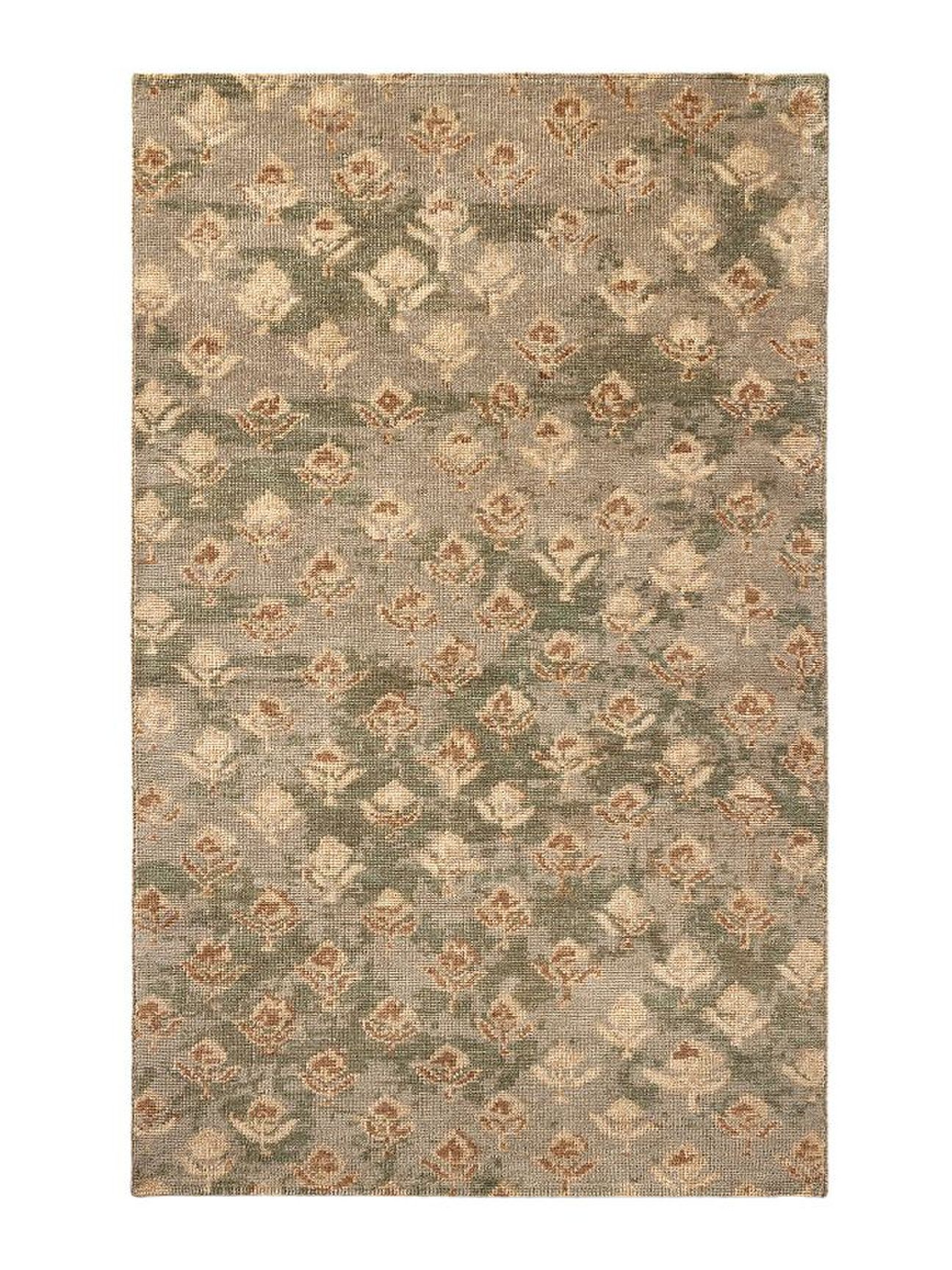 floral patterned wool pottery barn rug