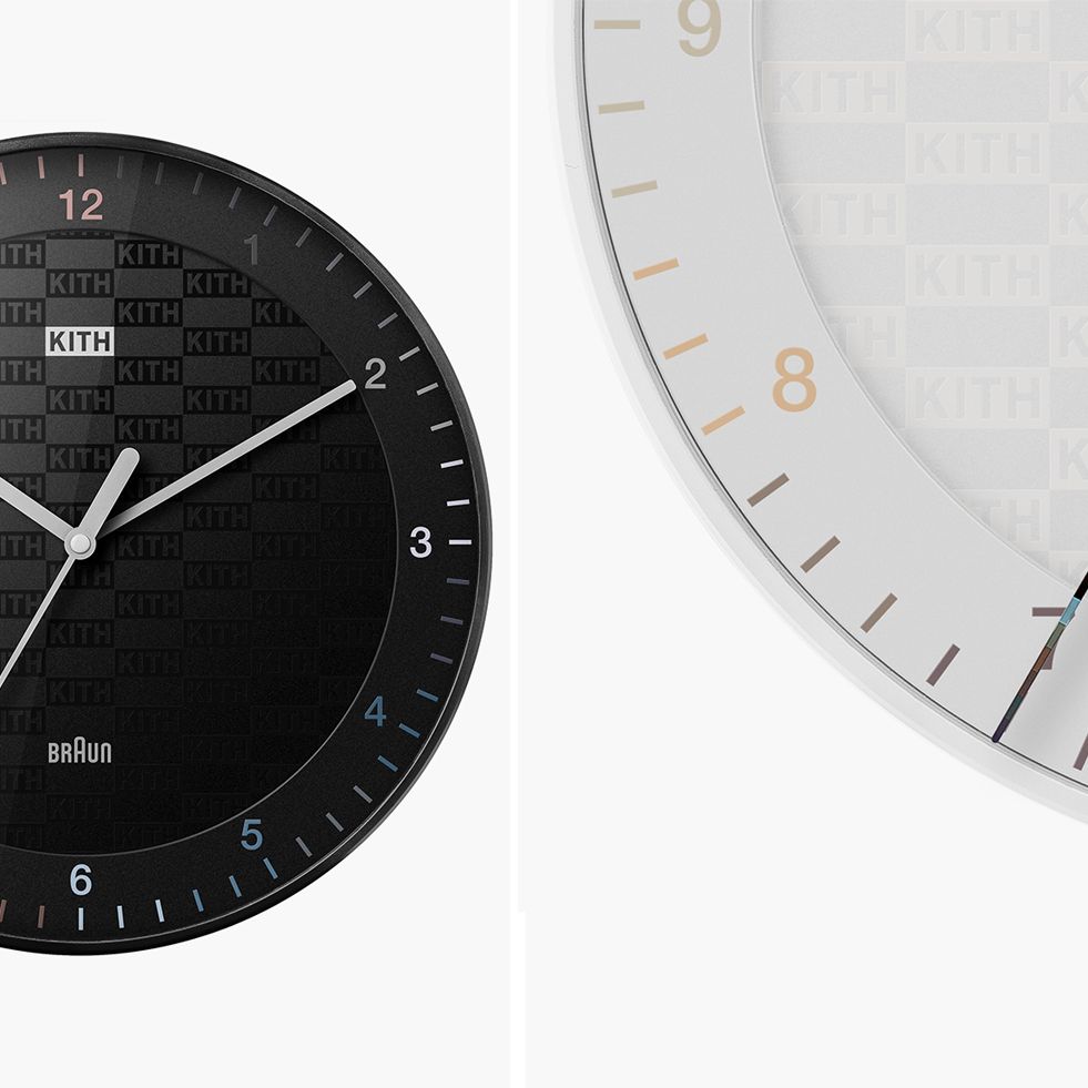 新品 KITH BRAUN Wall clock White Braun BC17 White Wall Clock | Unison