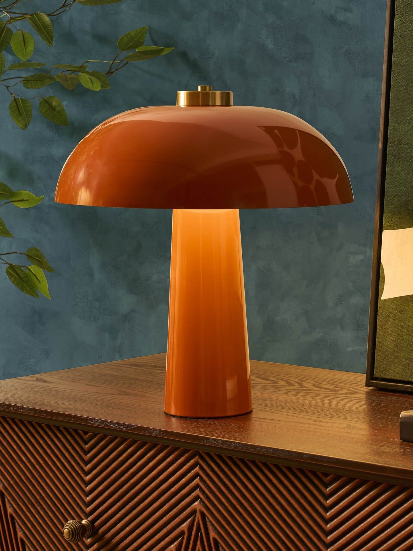 Retro Table Lamp - Orange