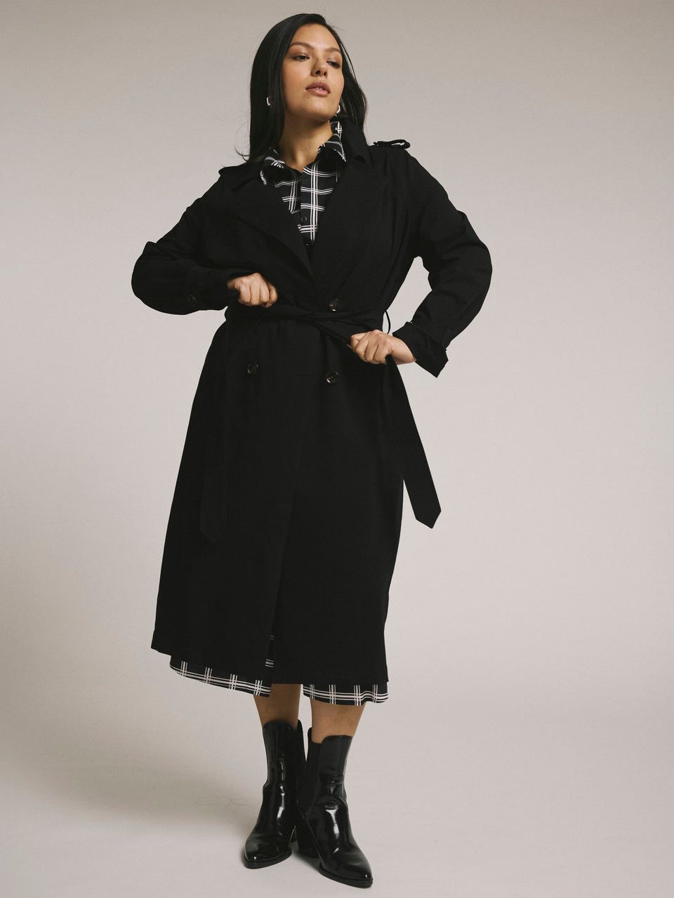Henning X Us Park Soft Trench - Black