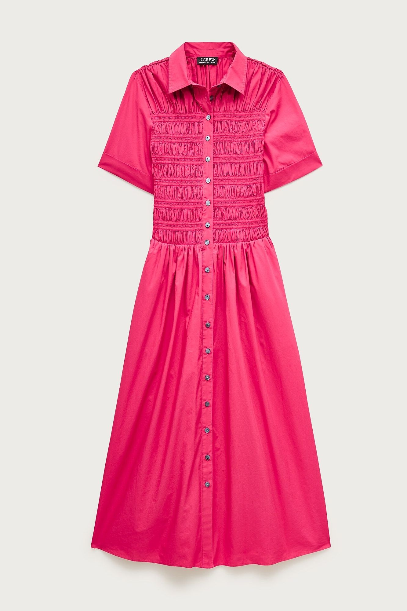 J.Crew, Elsie Shirt-Dress in Striped Cotton Poplin