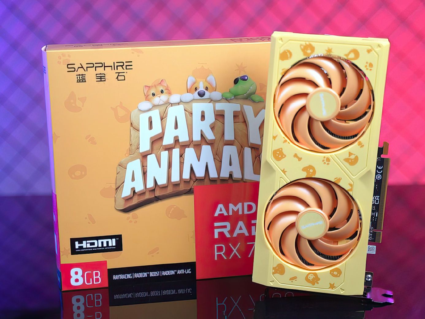 Sapphire Reveals A Cute RX 7600 GPU For Party Animals Fans | Tom's