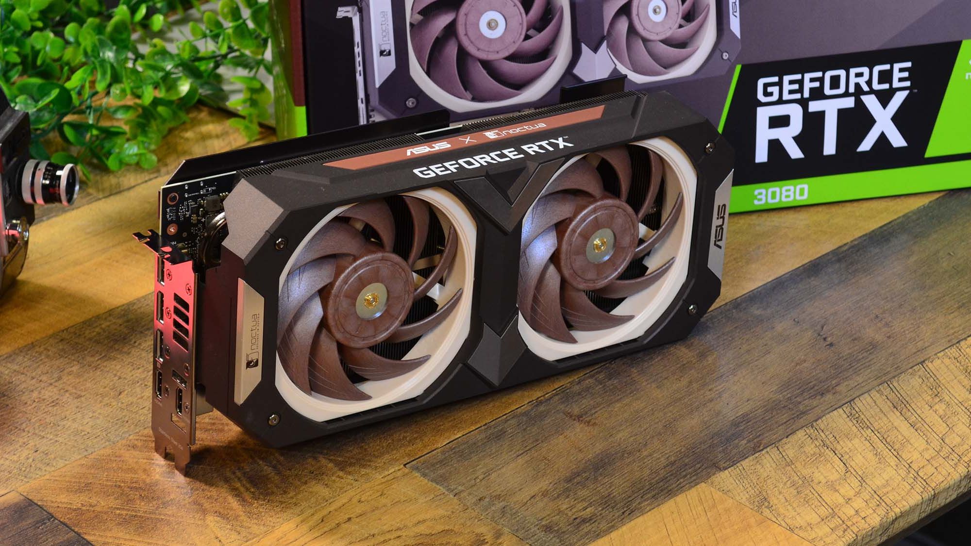 【virus18】ASUS GeForce RTX 3080 O10G GeForce RTX 3080 Noctua OC 10GB Semi-Fanless Graphics Card