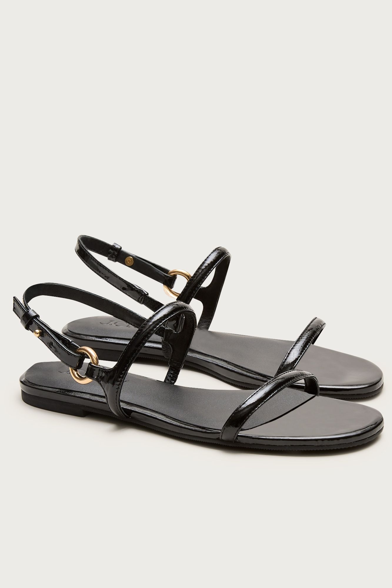 Audrey Sandals in Patent Leather