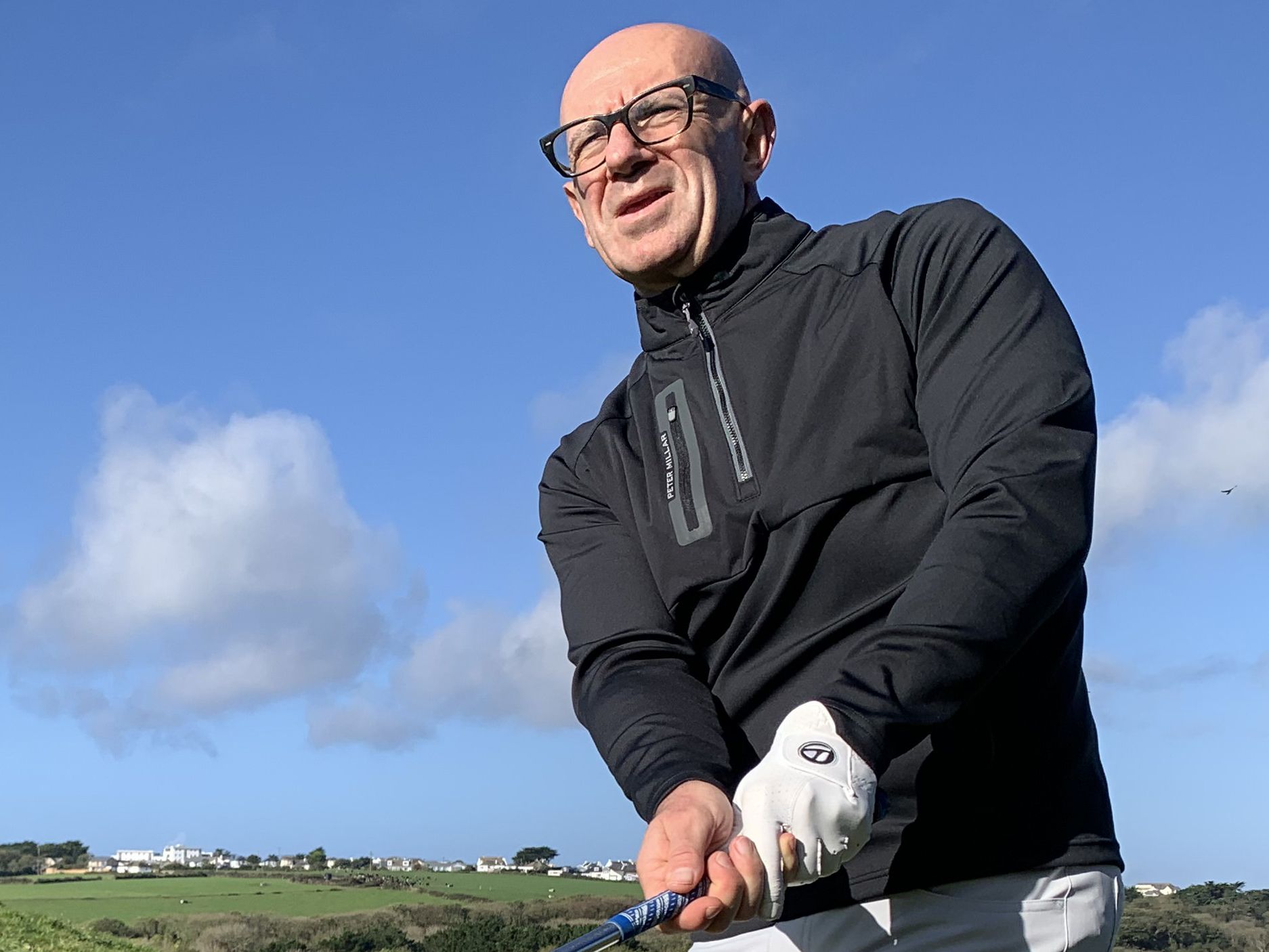 Peter Millar Weld Hybrid Half-Zip Review | Golf Monthly