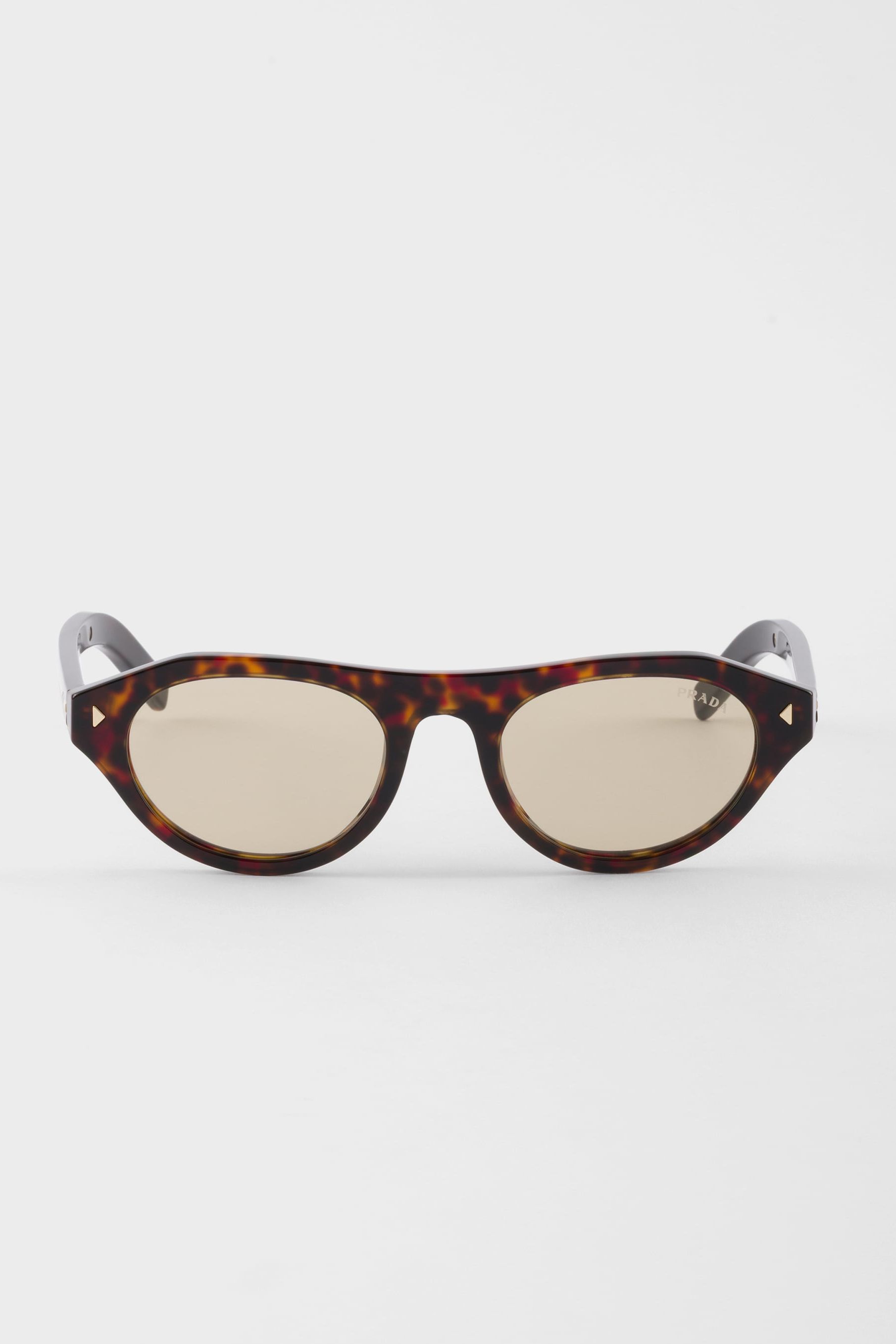 Prada Sunglasses With the Iconic Metal Plaque