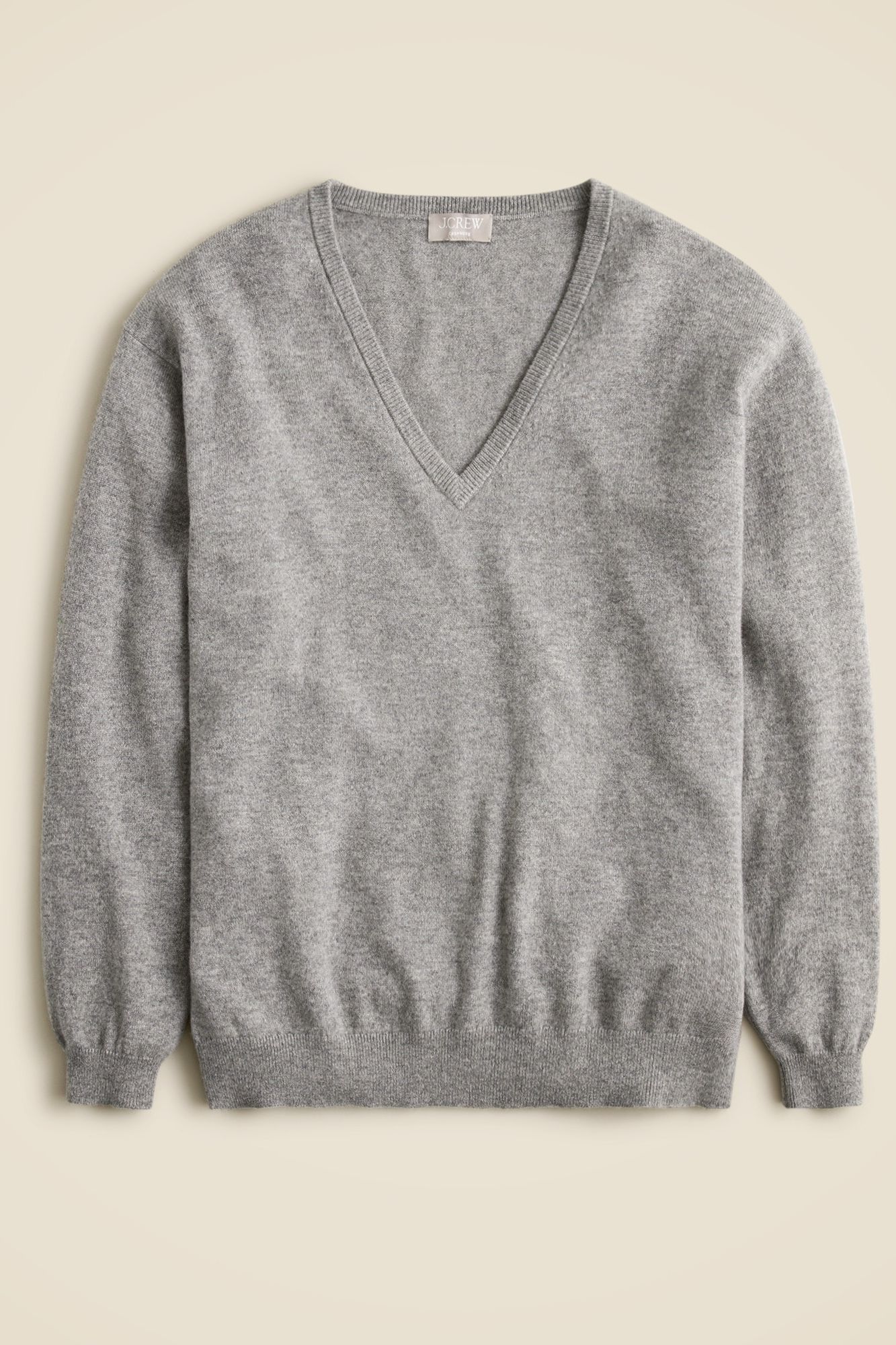 Cashmere Relaxed V-Neck Sweater