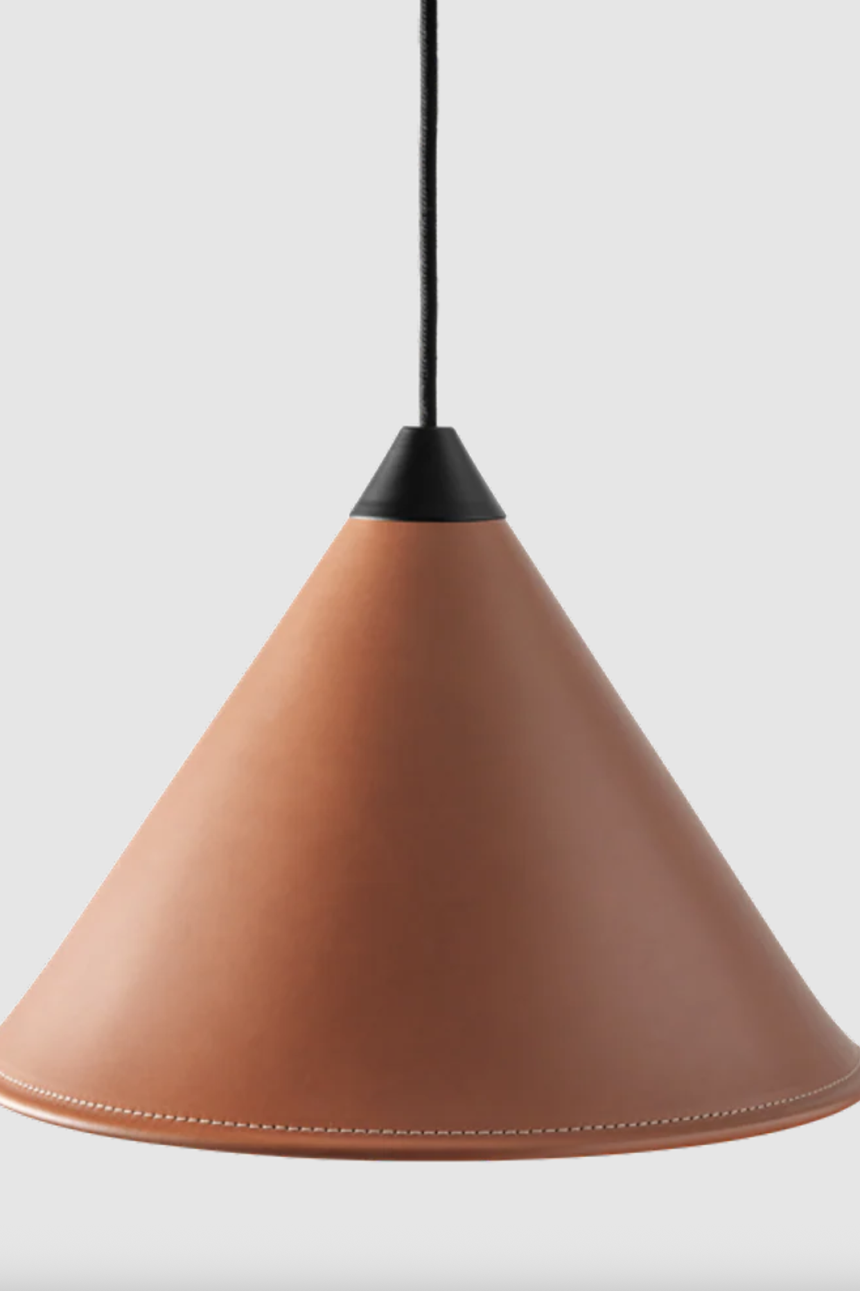 leather lampshade
