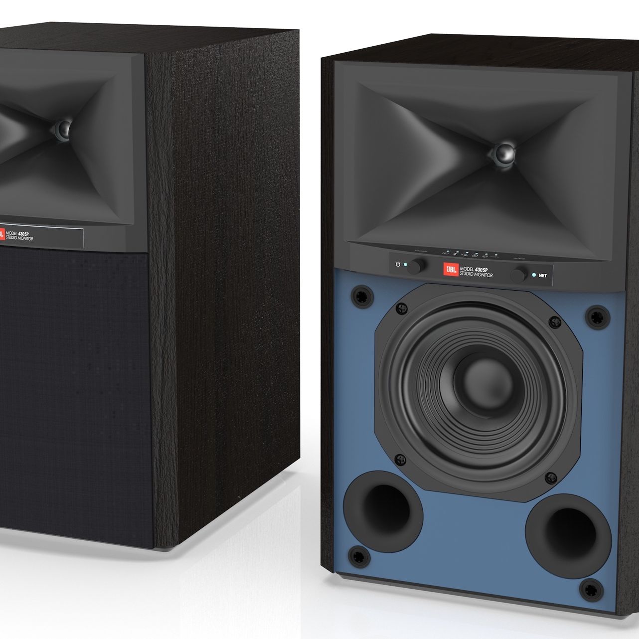 JBL 4305P Studio Monitor is a compact bookshelf speaker with hi