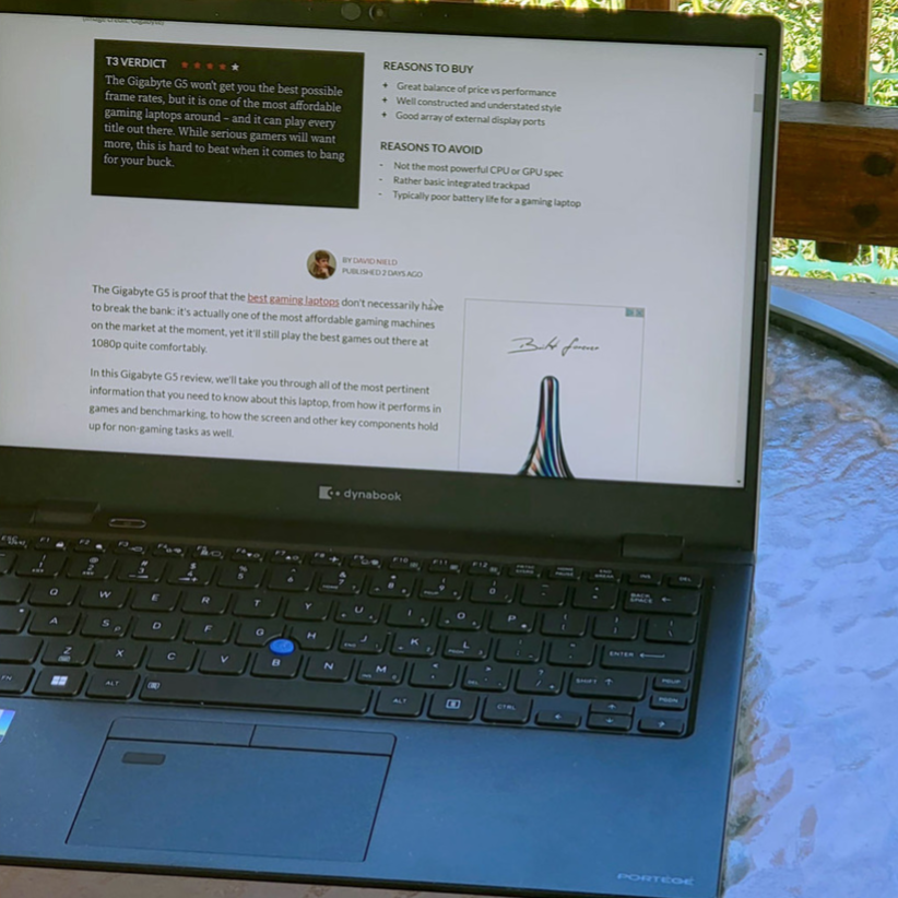 Dynabook Portege X30L review: long battery life in a lightweight