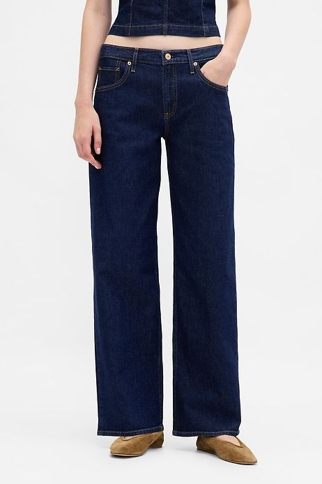 Low Rise '90s Loose Jeans