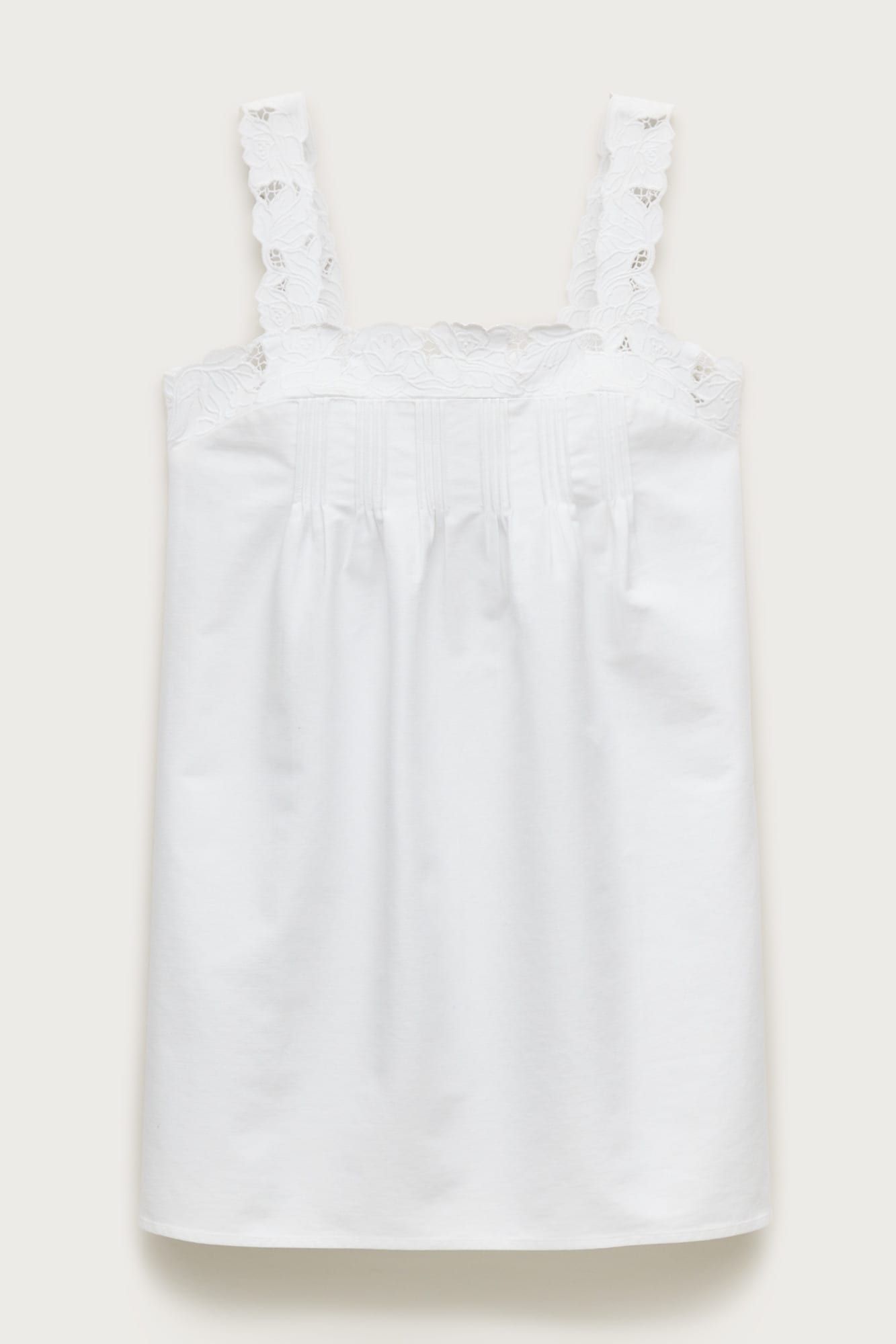 Ondine Mini Dress in Double Cotton Poplin