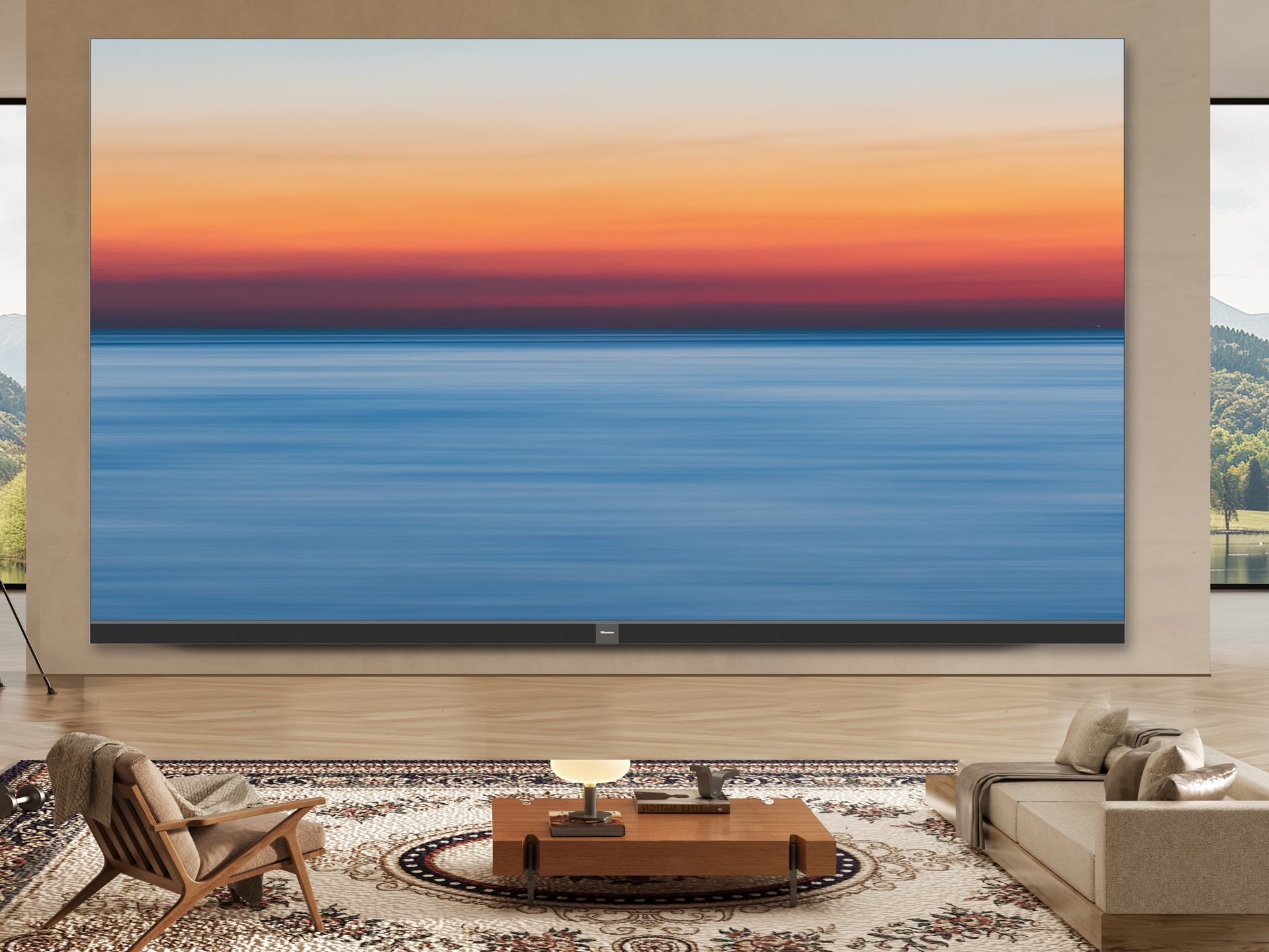 Hisense's 2025 TVs go real big, including a 116-inch mini-LED TV