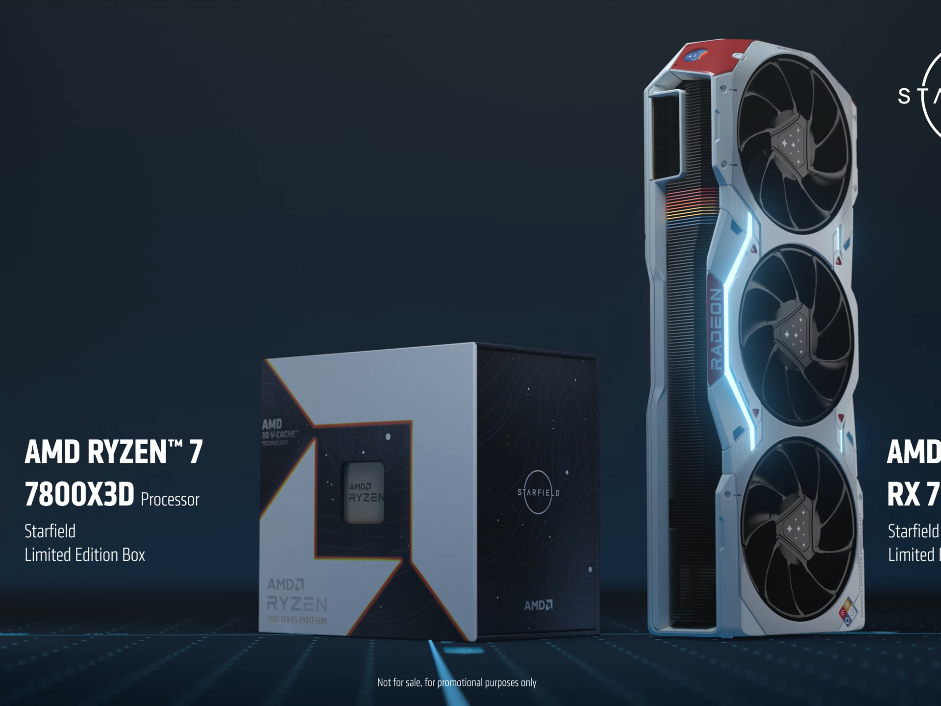 AMD Is Making 500 'Starfield' Themed 7800X3D CPUs and 7900 XTX