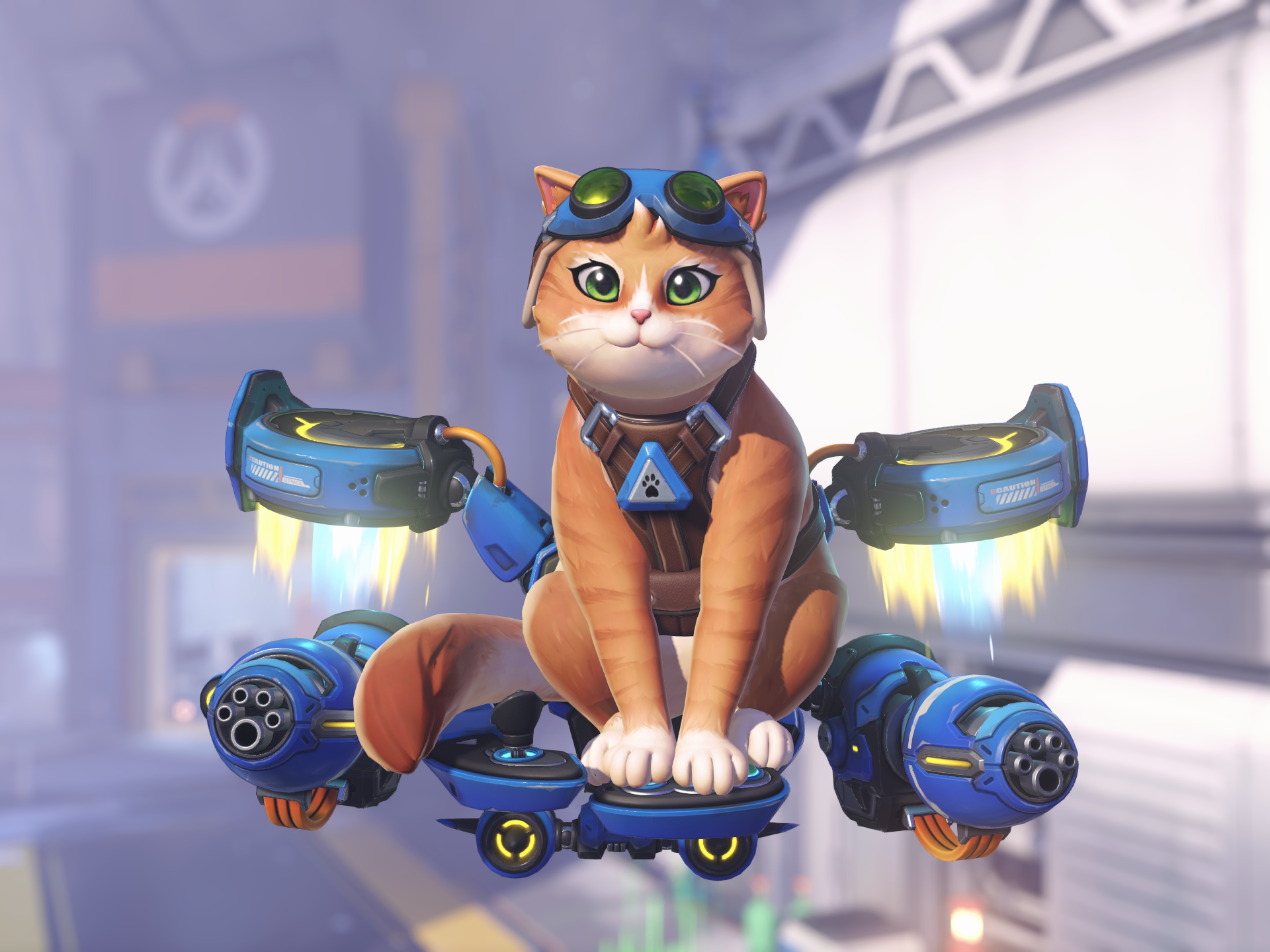 Overwatch players are being completely normal about Jetpack Cat