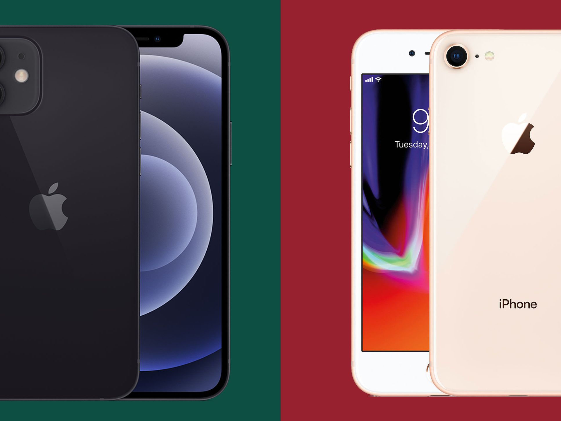iPhone 12 & iPhone 8 セット iPhone 12 Mini Size vs iPhone 8 - YouTube