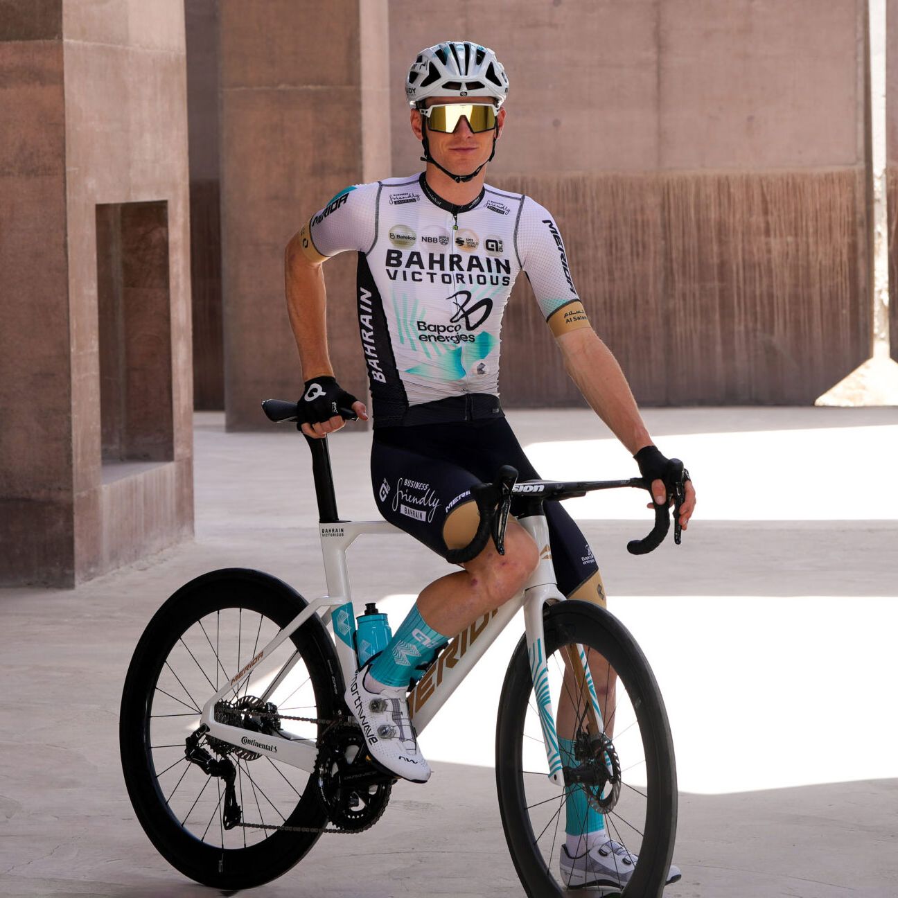 Bahrain Victorious unveil white kit and bikes for Tour de France