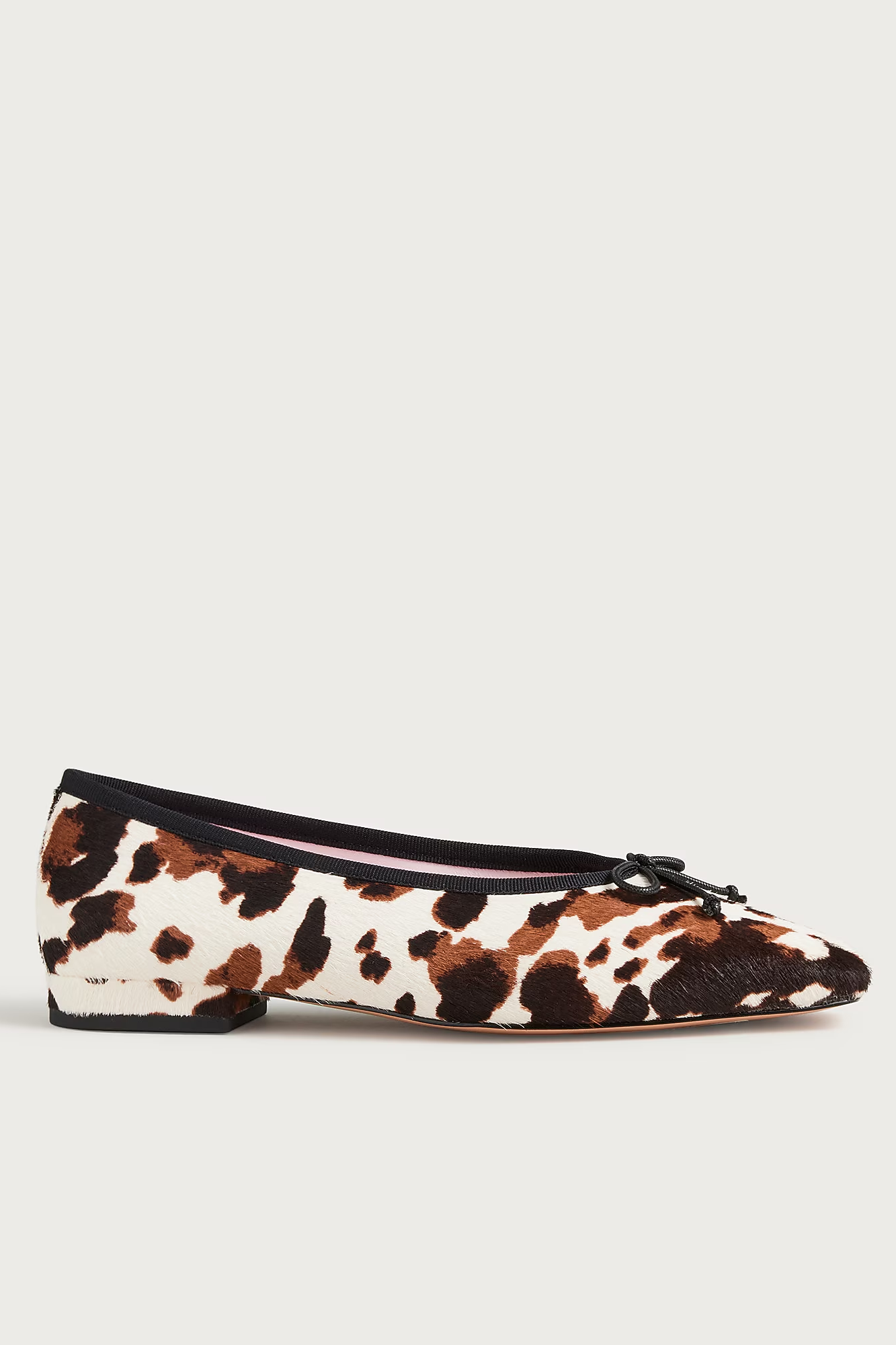 J.Crew, Sophie Square-Toe Ballet Flats in Printed Calf Hair