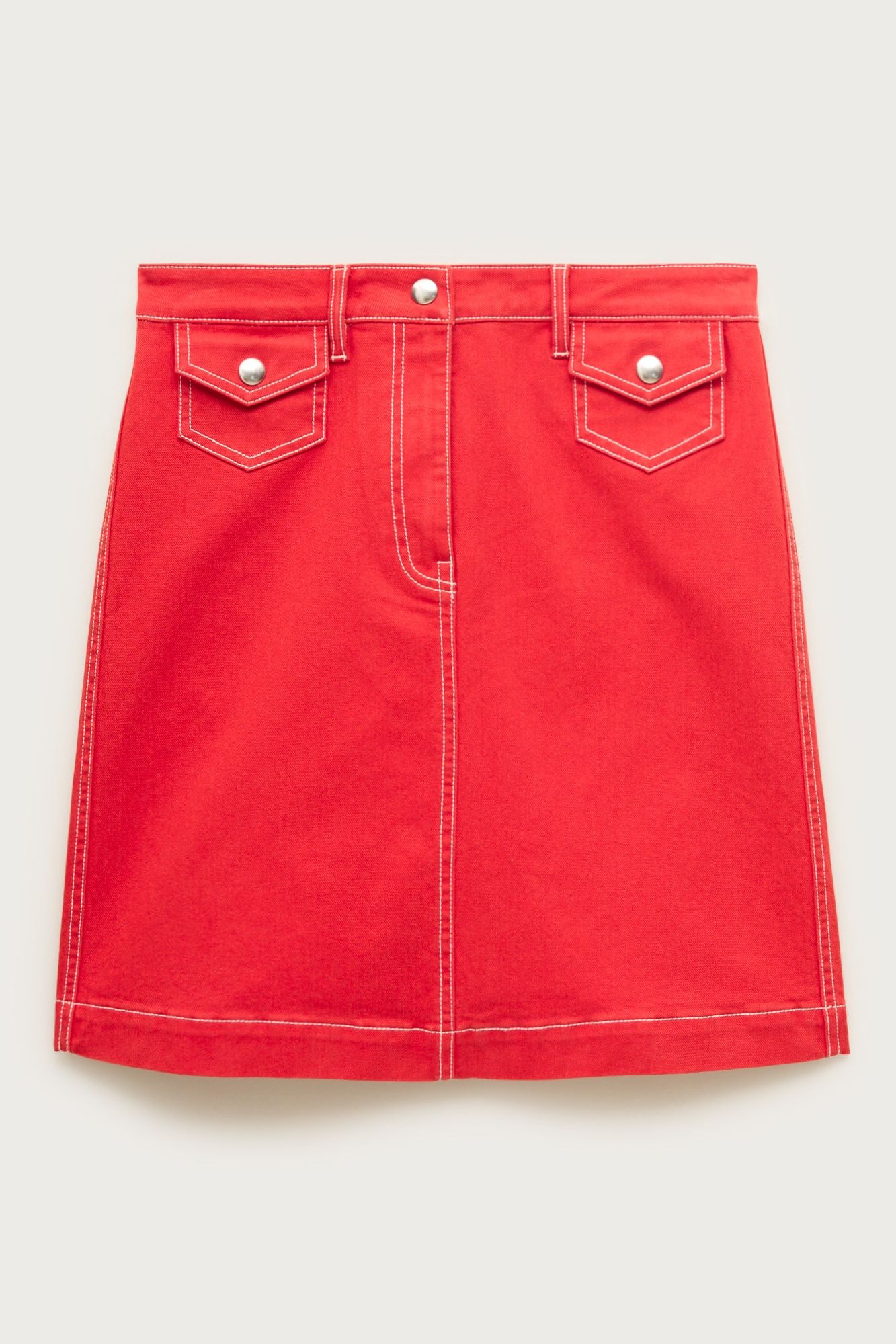 Utility-Pocket Pencil Skirt