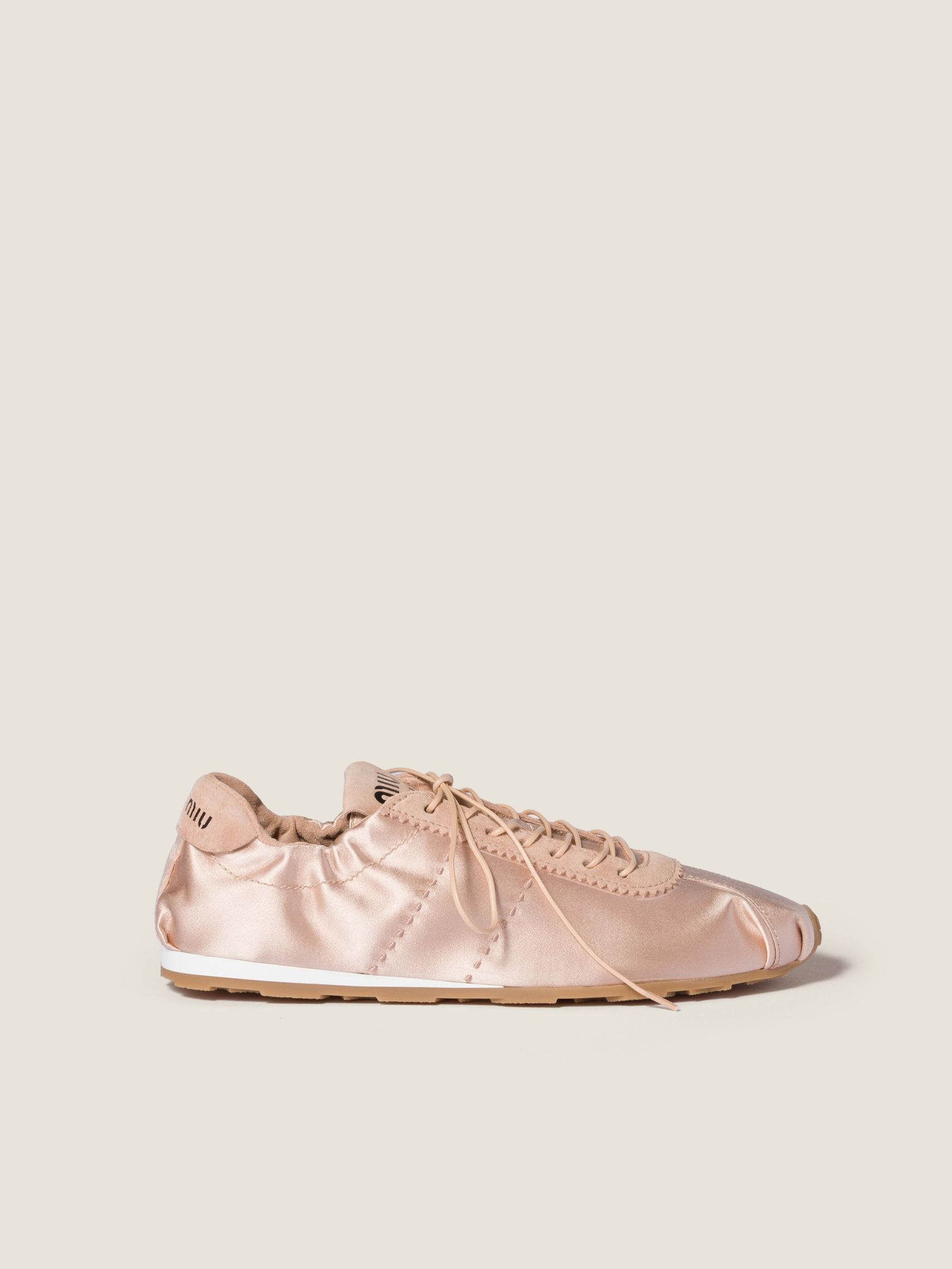 Plume Satin Sneakers