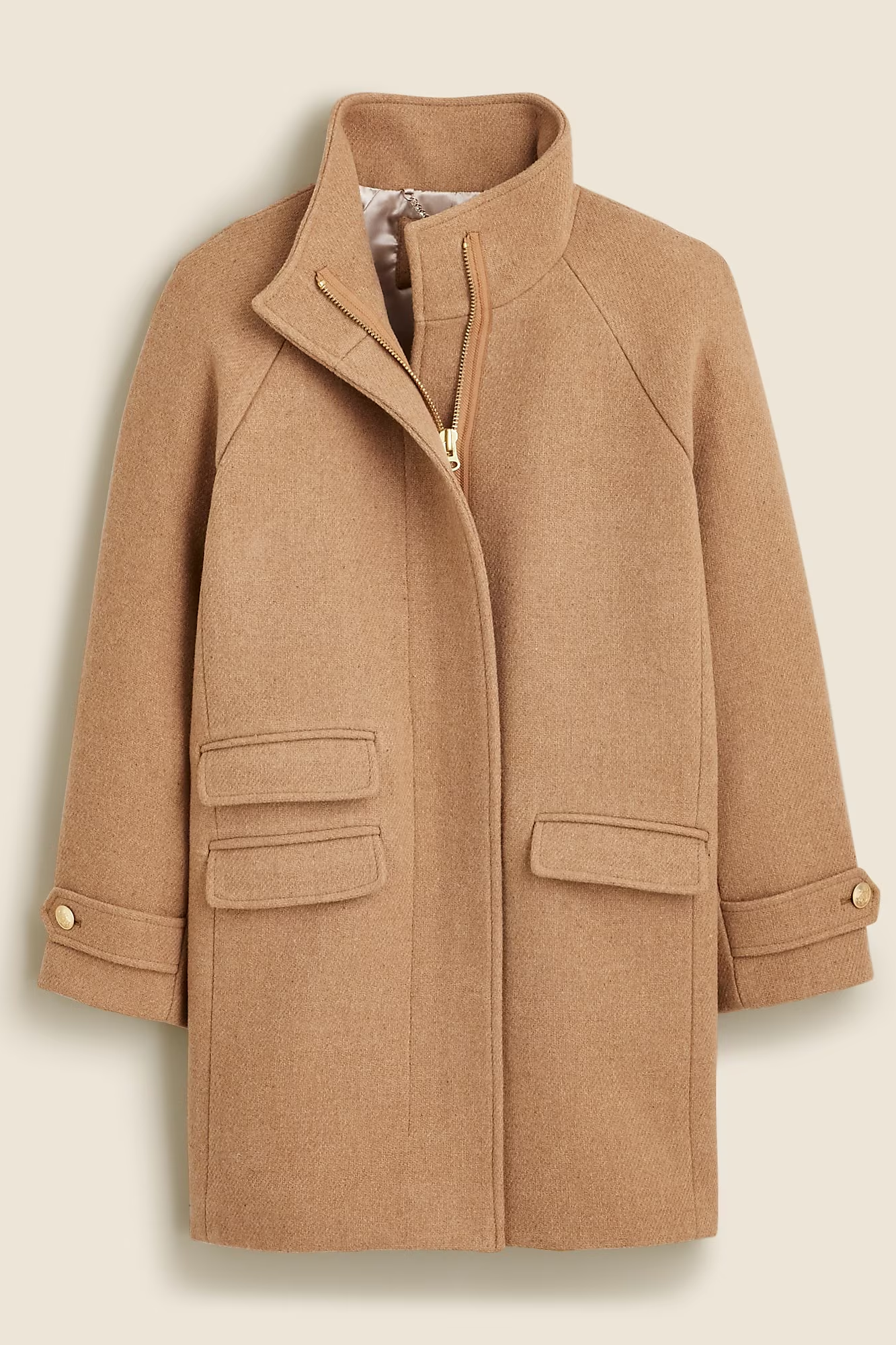 J.Crew, Toscana Coat in Italian Stadium-Cloth Wool Blend