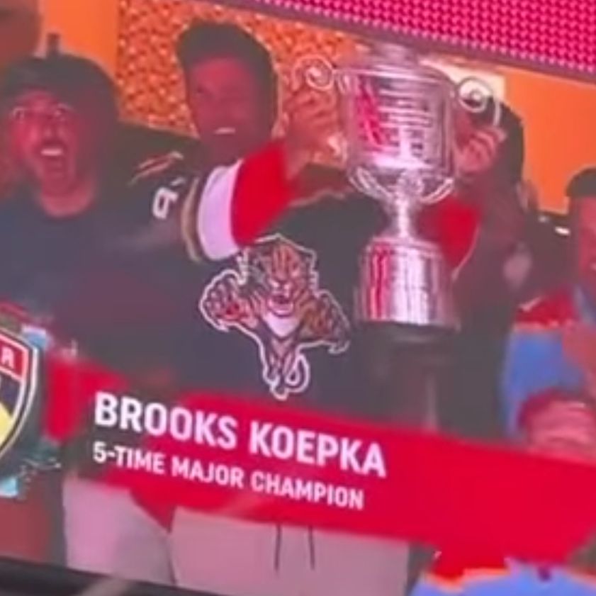 PGA Champion Brooks Koepka Takes Wanamaker Trophy To Florida