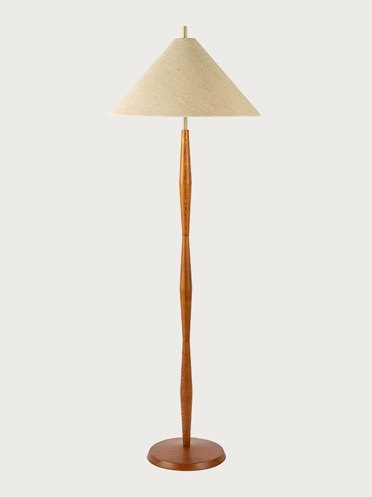Osaka Floor Lamp Walnut Finish