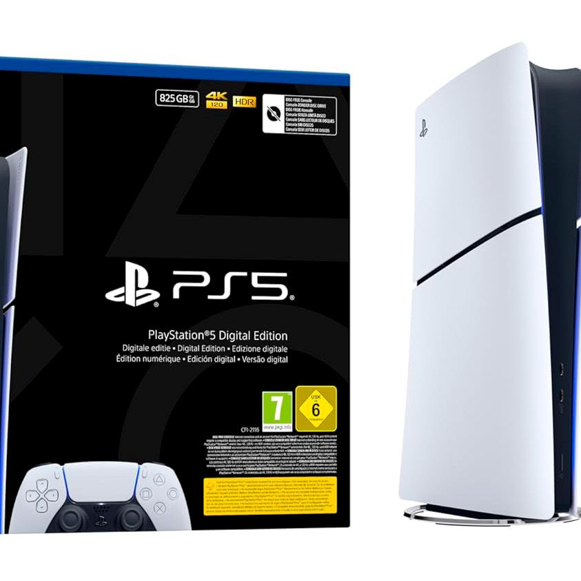 PlayStation 5 Digital Edition with 1TB SSD downgraded to 825GB