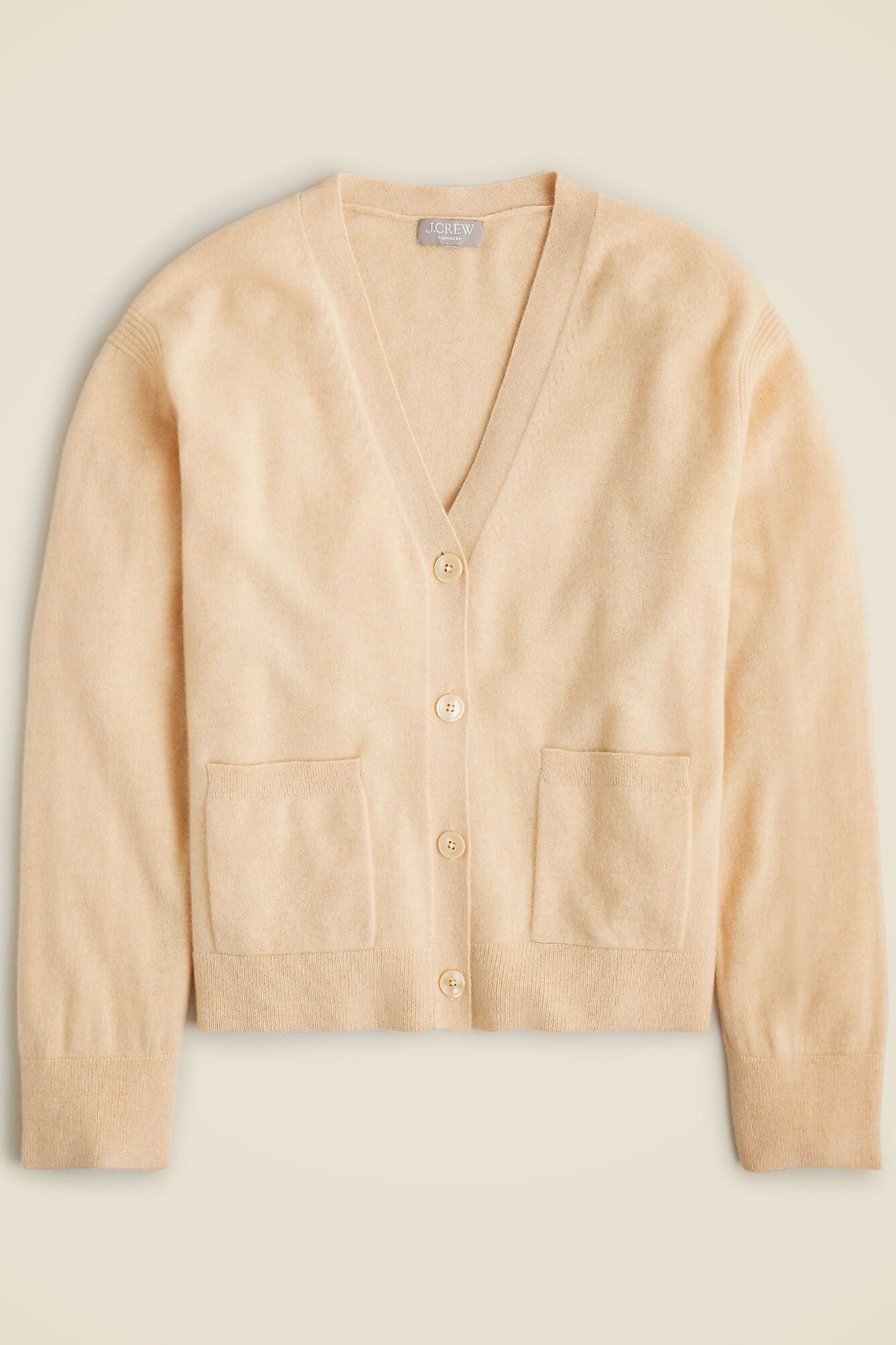 J.Crew, Cashmere Patch-Pocket Cardigan