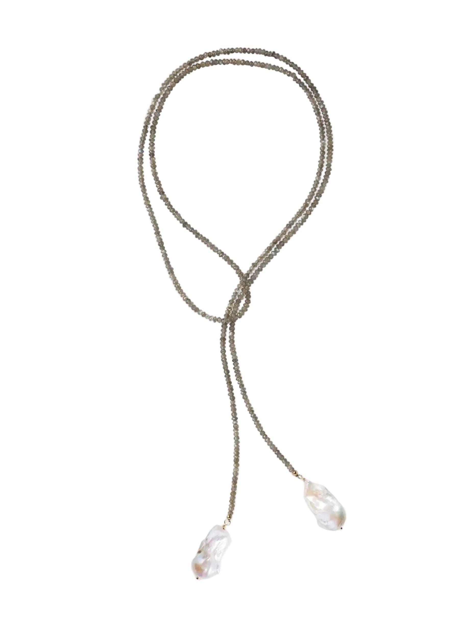 Labradorite Classic Gemstone Lariat