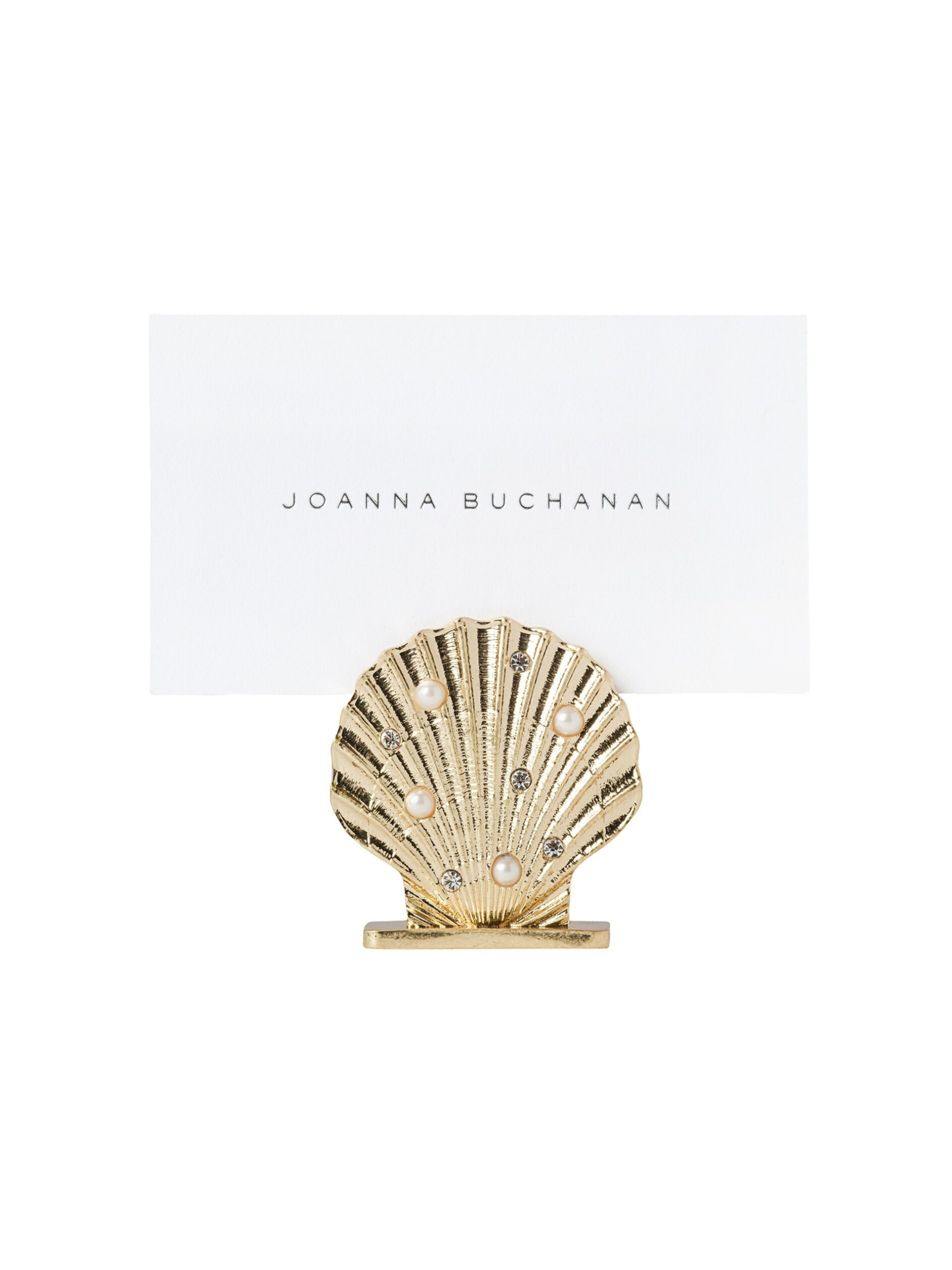 harrods, Set of 4 Embellished Shell Place Holders