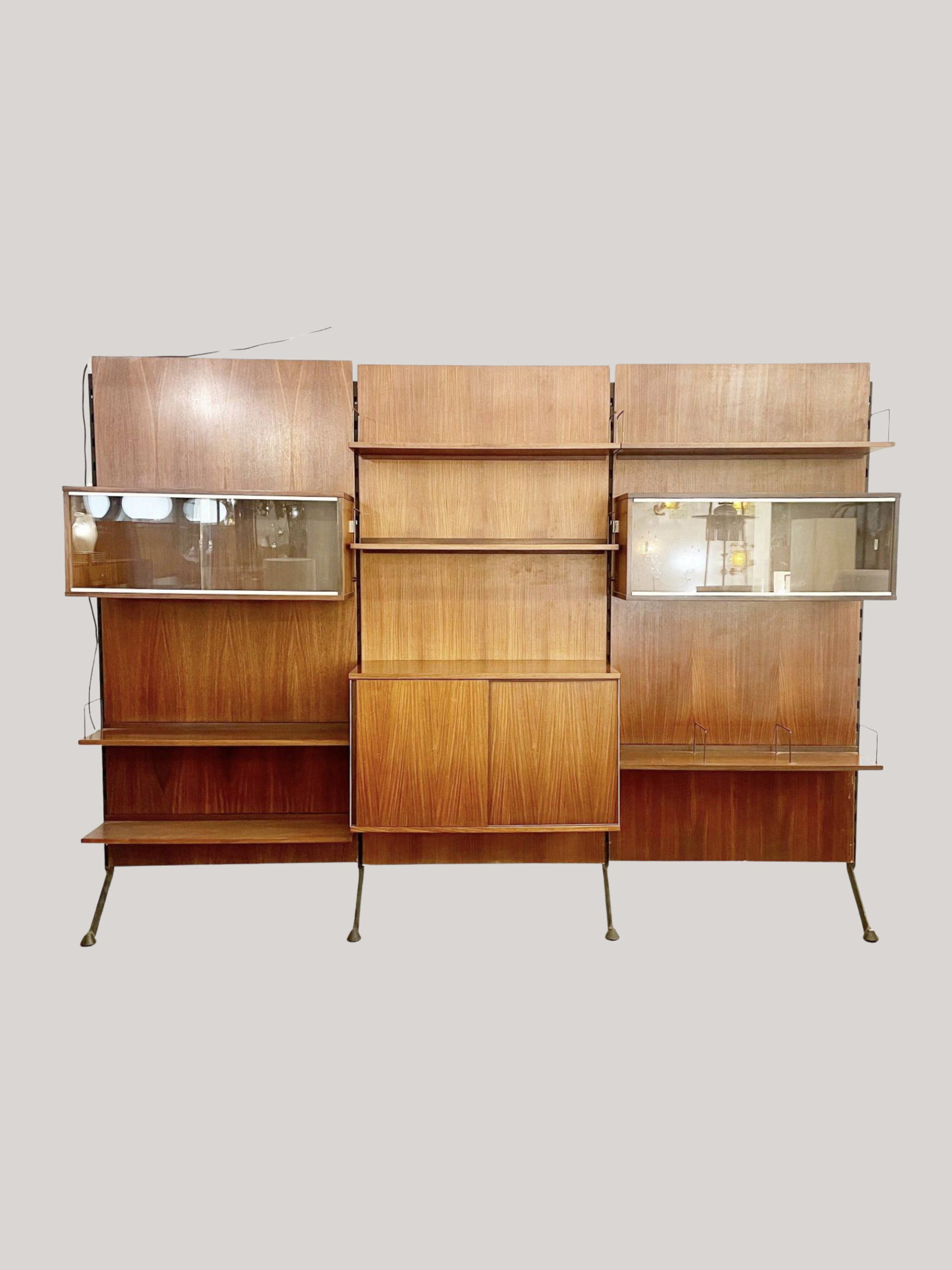 vinterior, Mid Century Teak Wall Unit By Ico Parisi