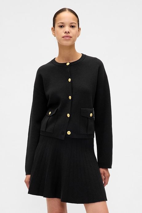 Pocket Cardigan Sweater