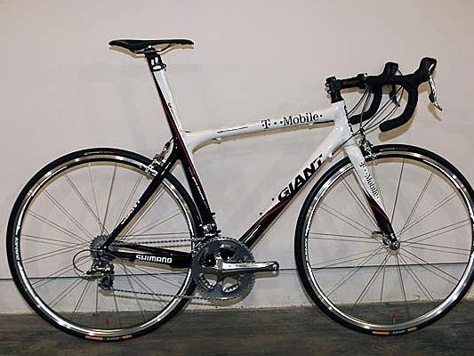 T-Mobile bike set up on track | Cyclingnews