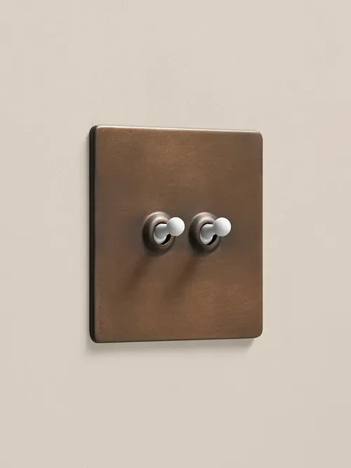 Bronze Double Toggle Switch